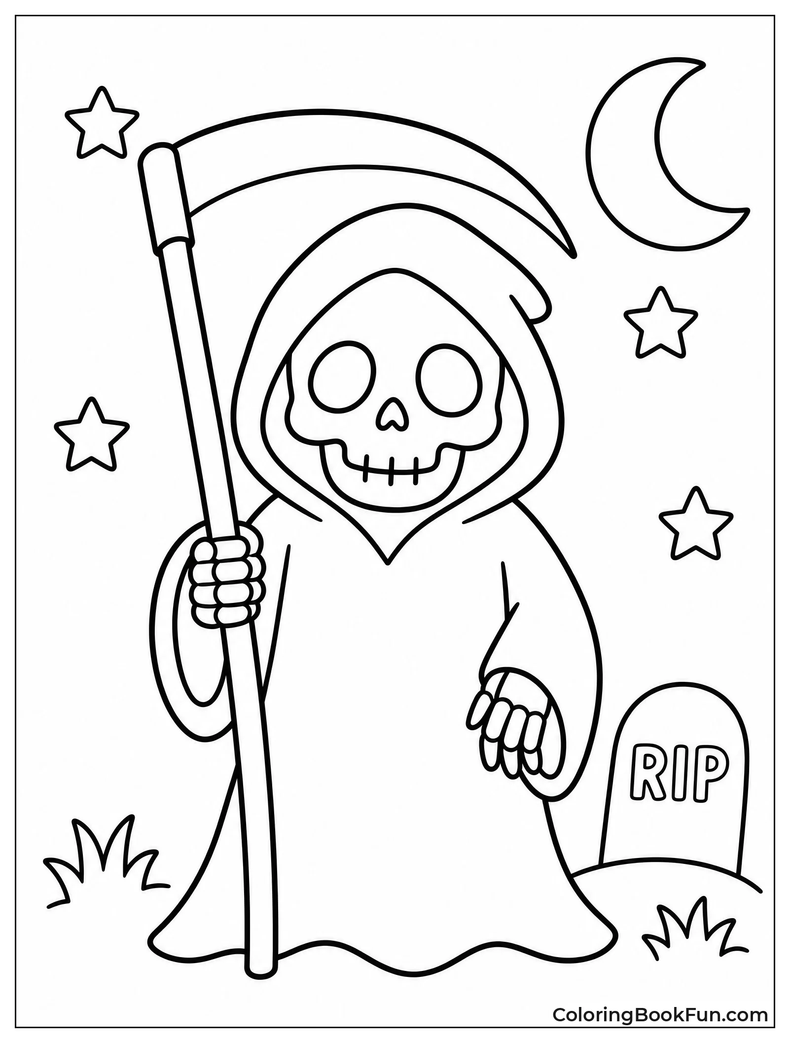 Simple Bold Reaper for Kids