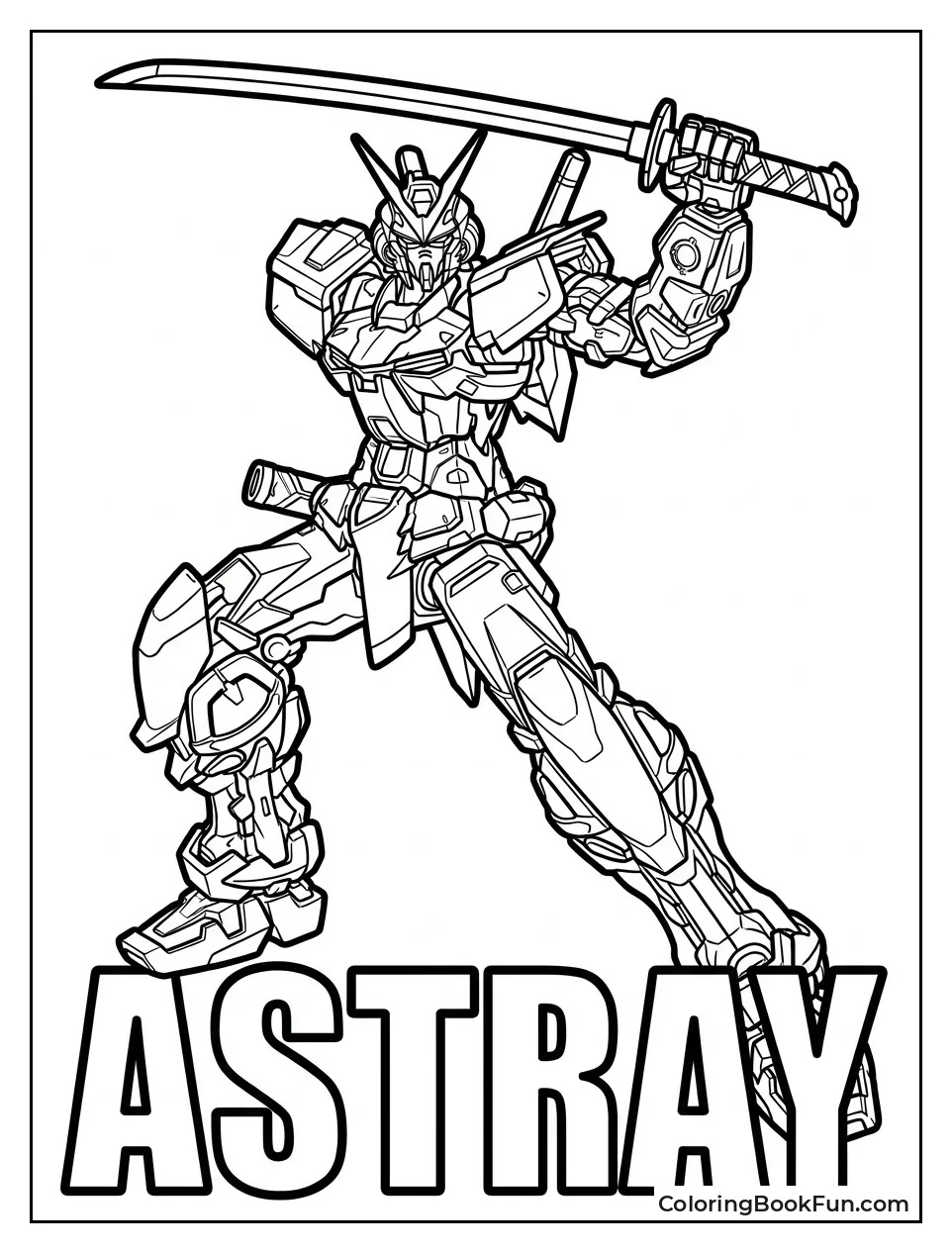 Astray Red Frame Raising Sword