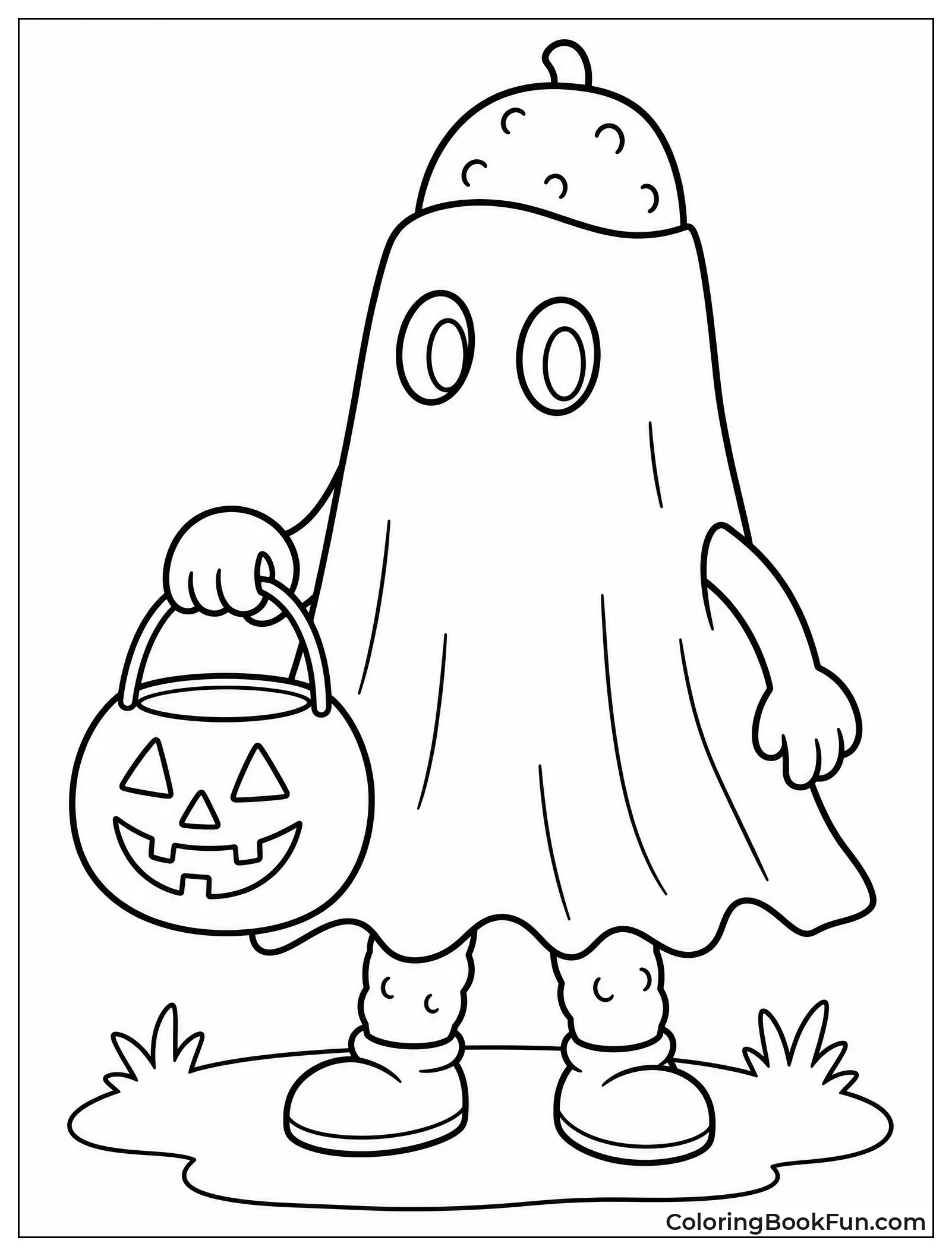 Ghost Pickle Carrying Pumpkin
