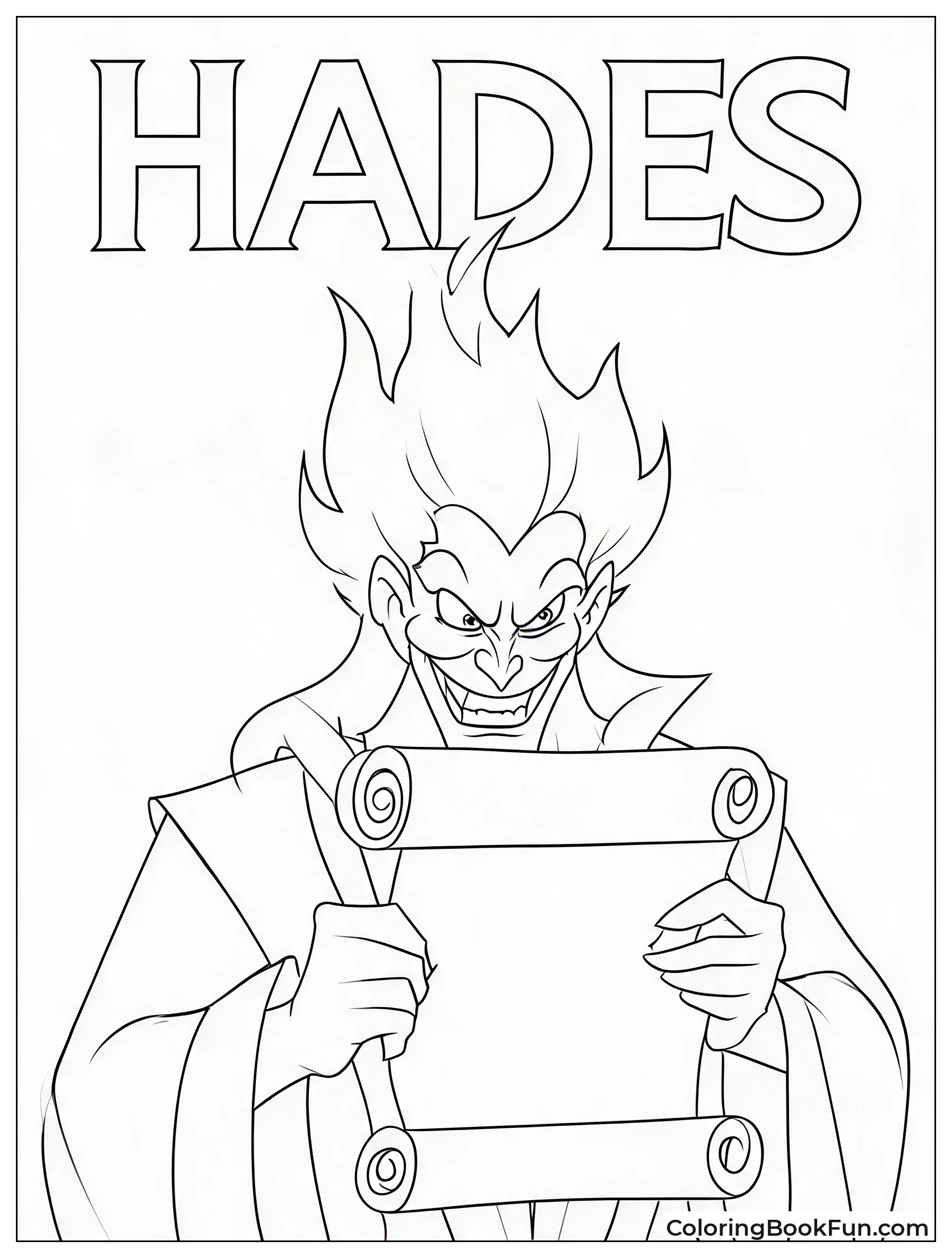 Hades Holds Glowing Contract