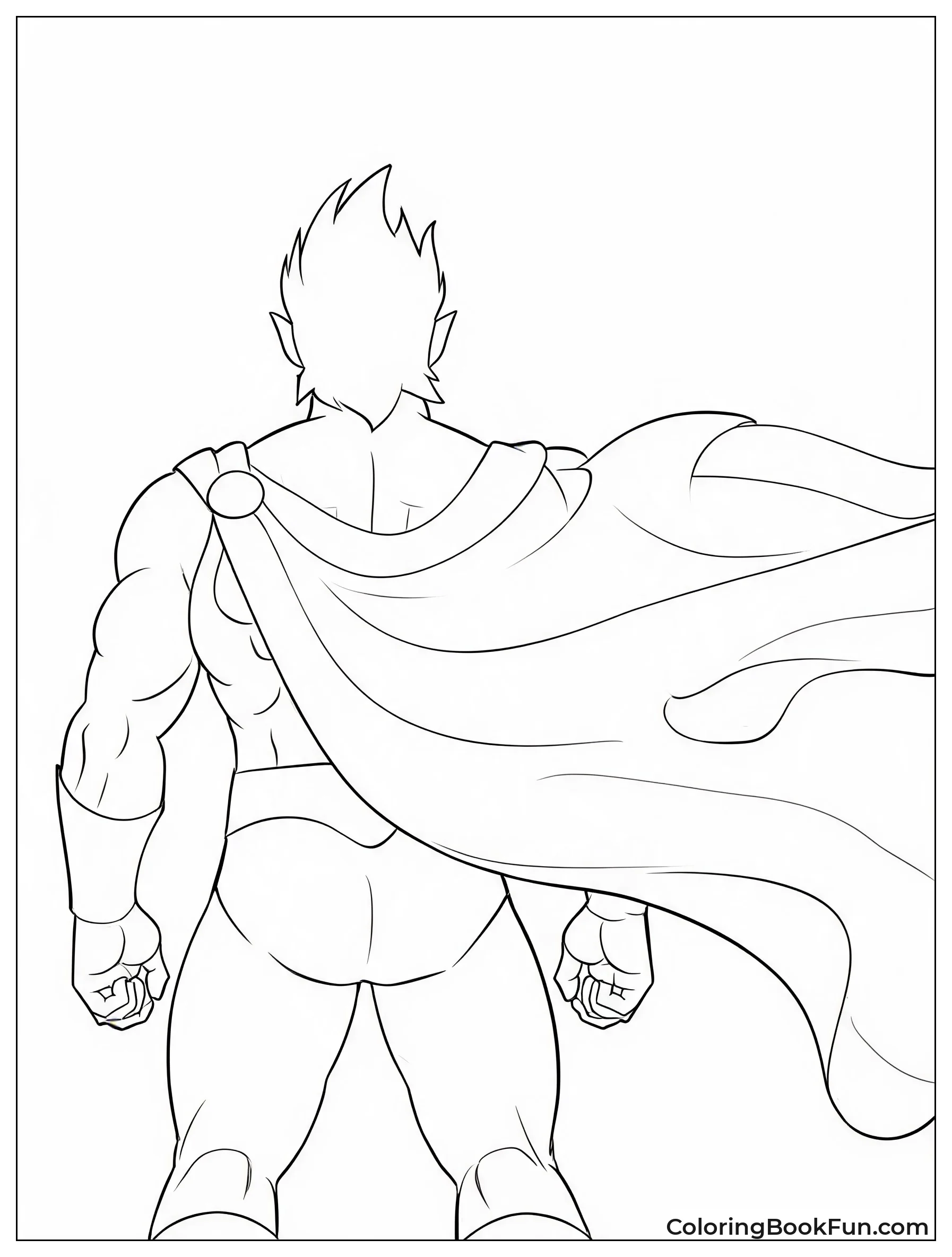 Hercules Cape Blows In Wind