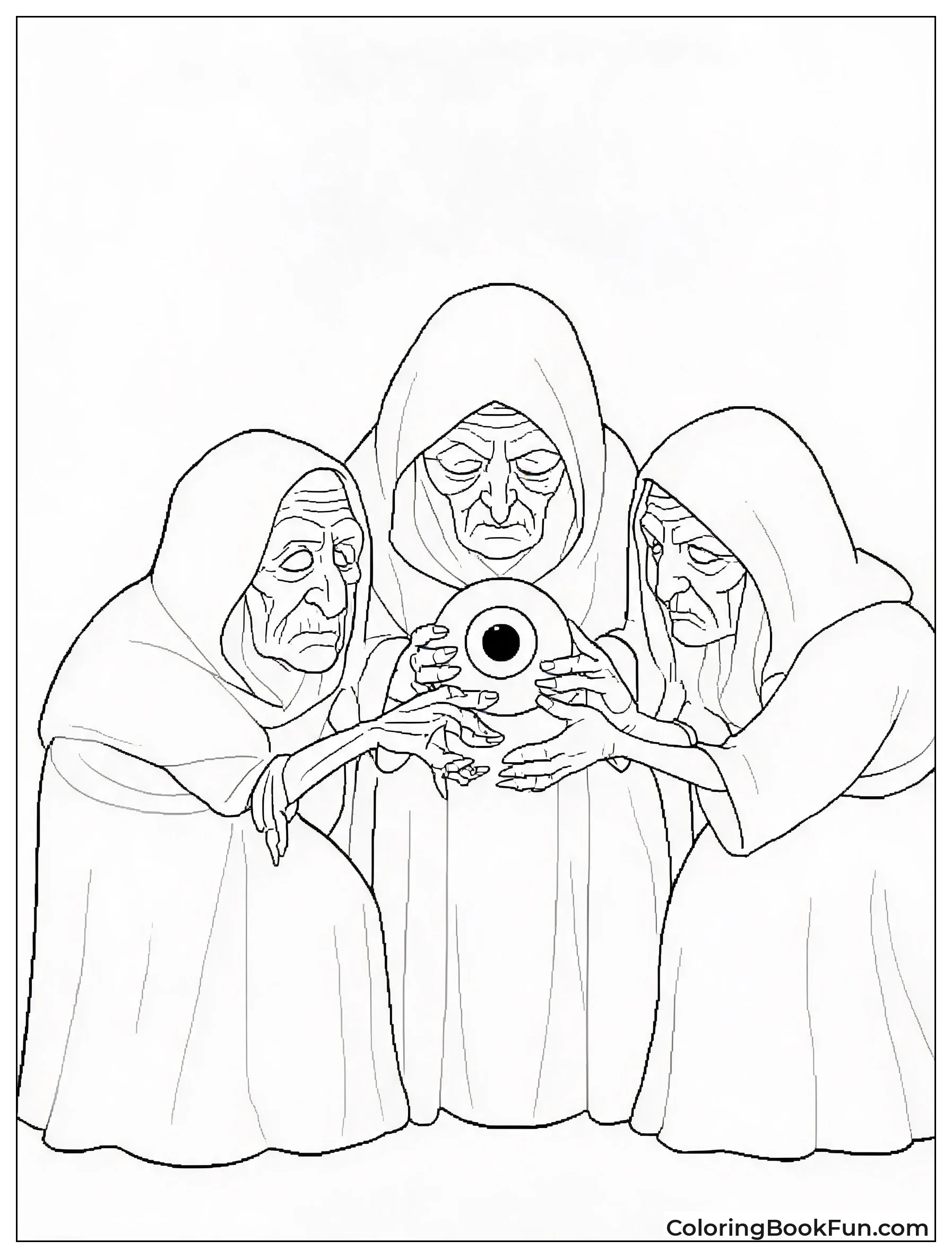 Fates Pass Their Eyeball