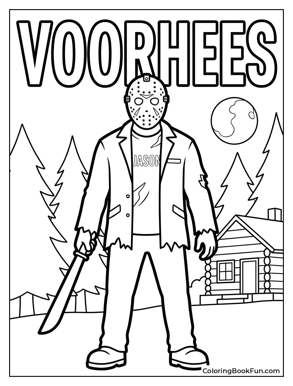 Jason Standing Tall with Machete