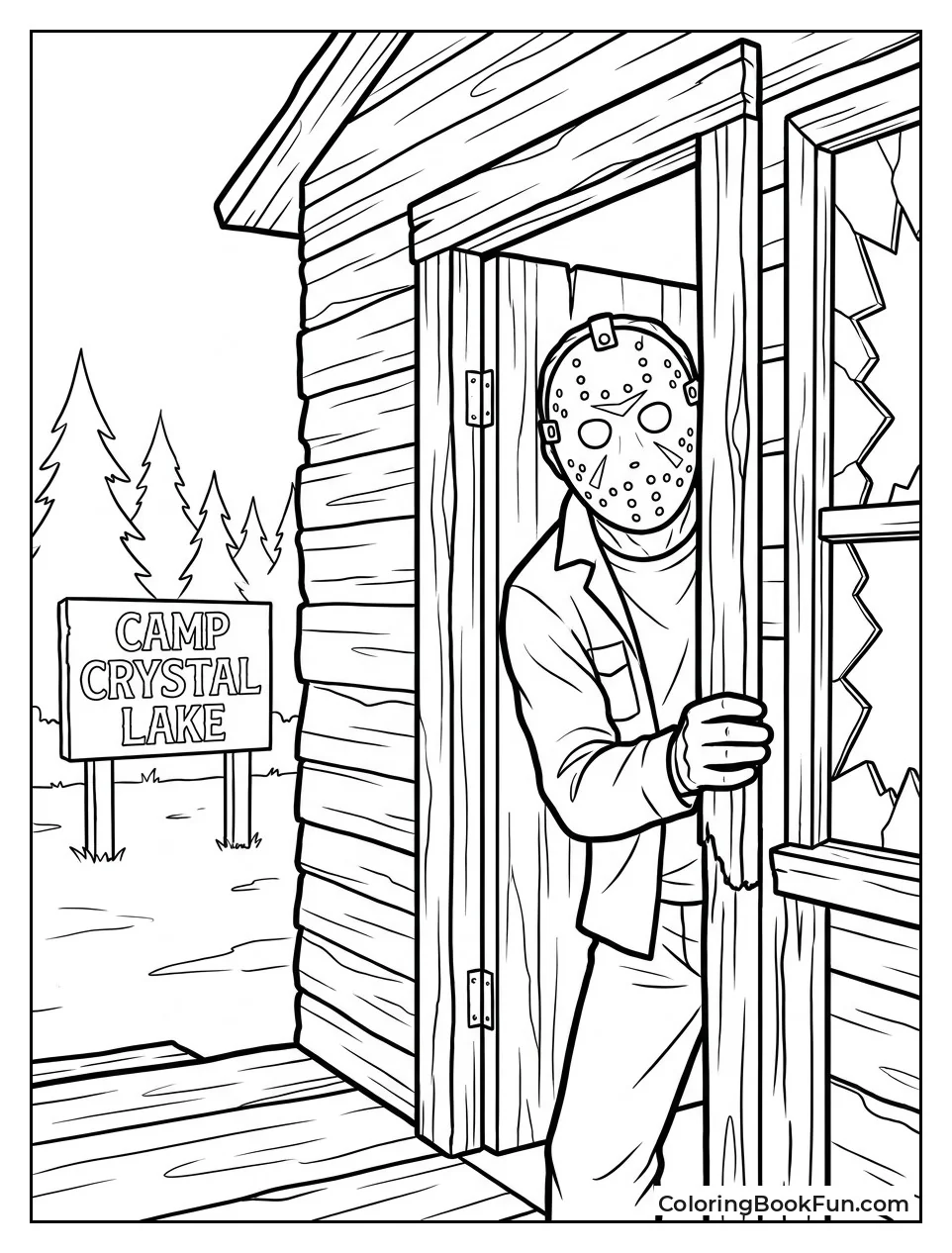 Jason Lurking in Haunted Cabin