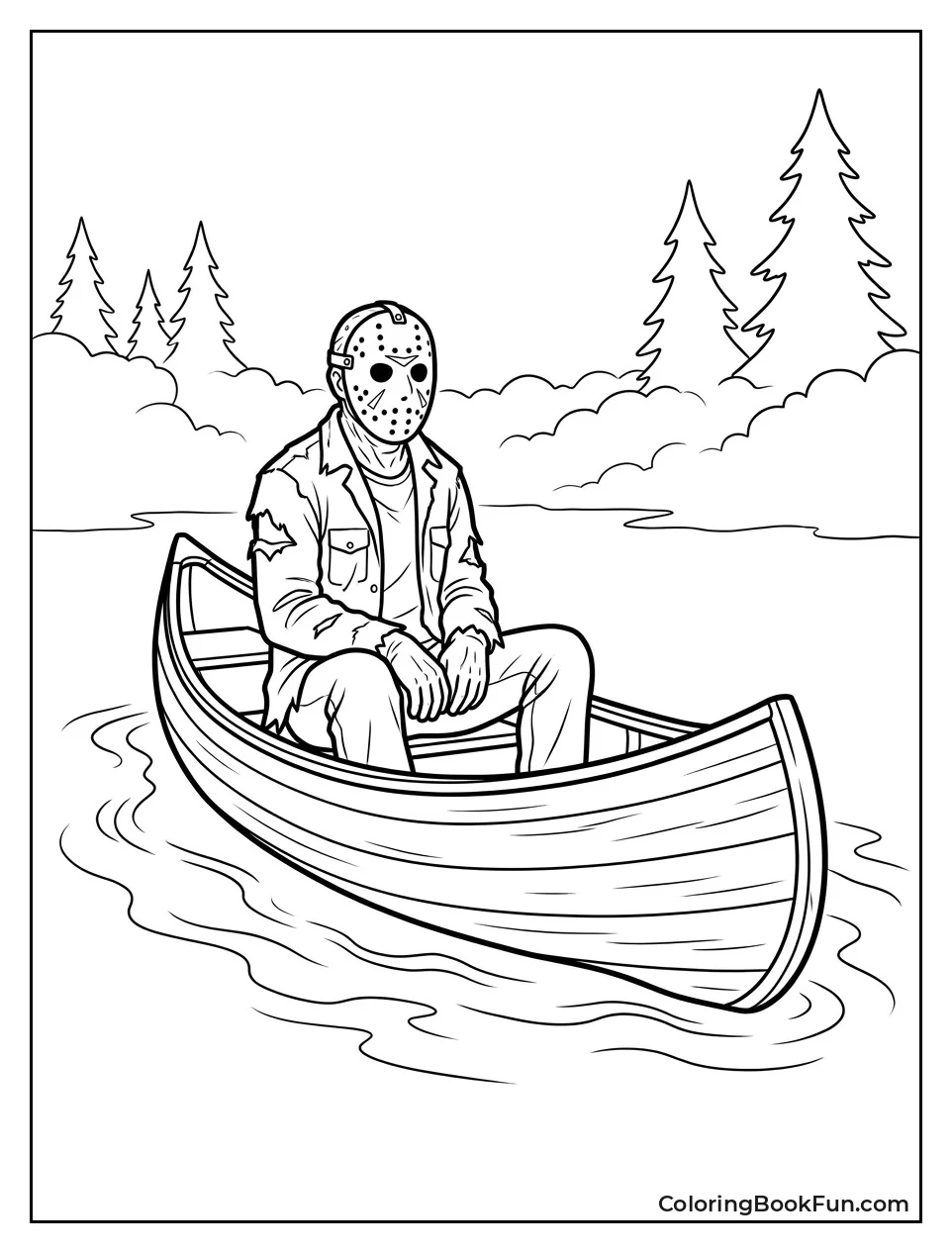 Jason Sitting in Canoe