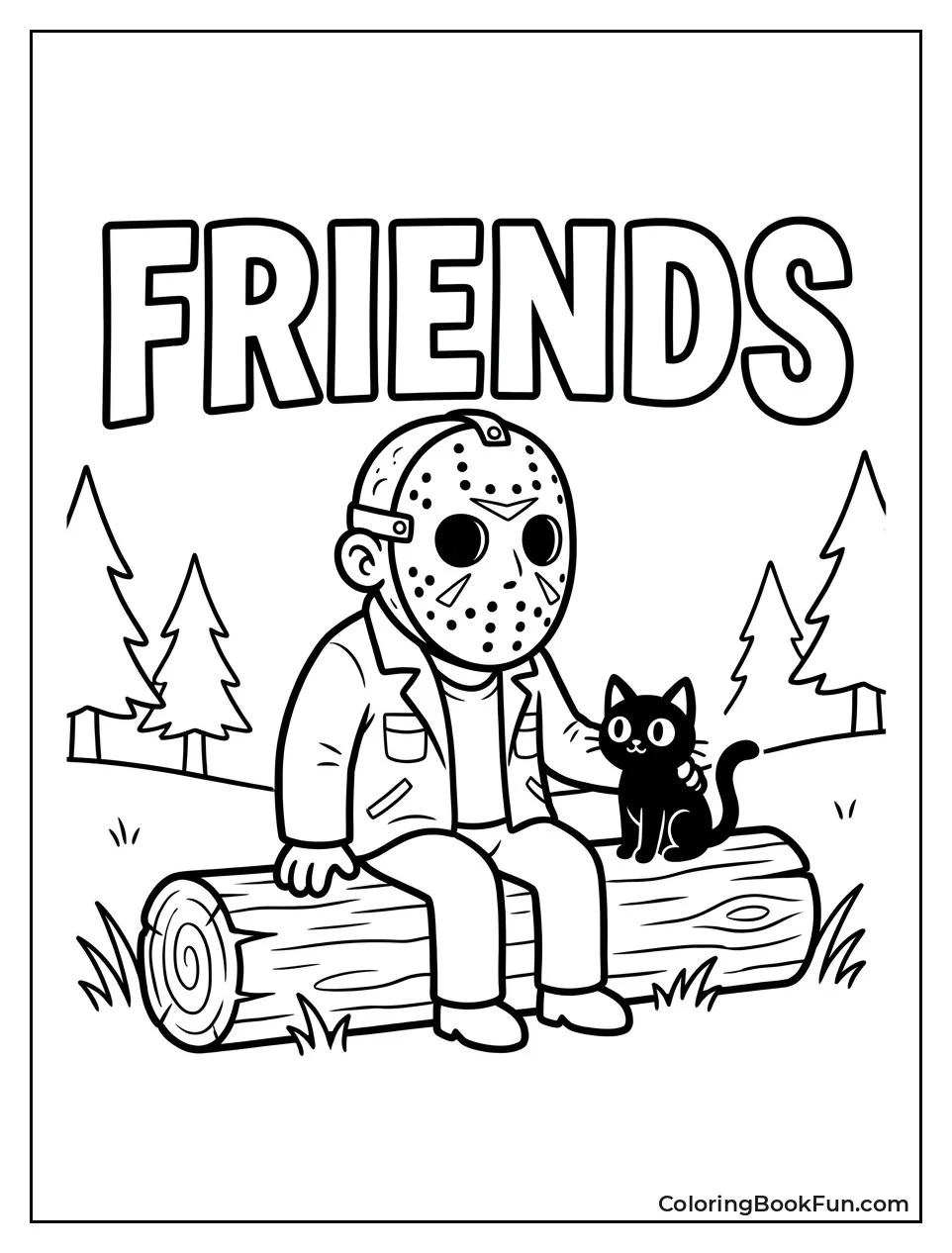 Jason Sitting with Black Cat