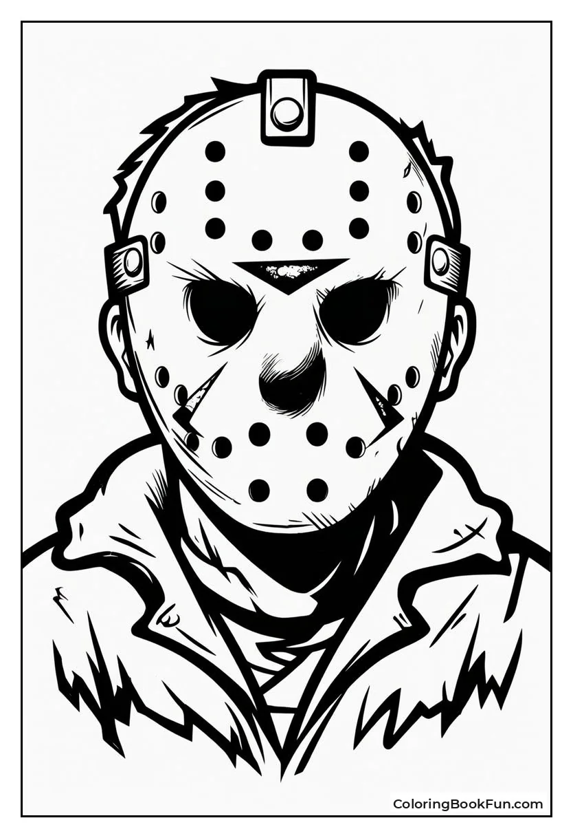 Jason in his Hockey Mask