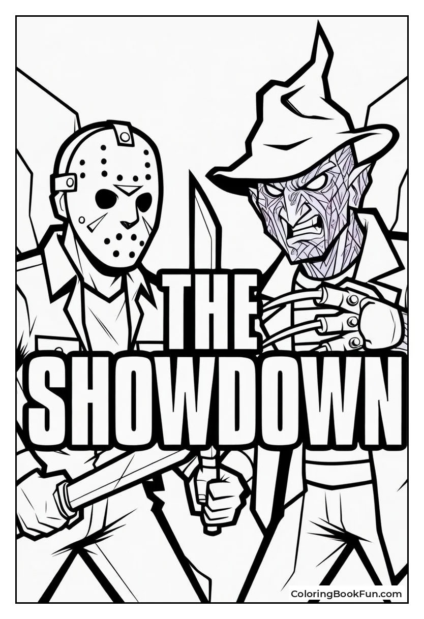 Jason Facing Freddy in Fight