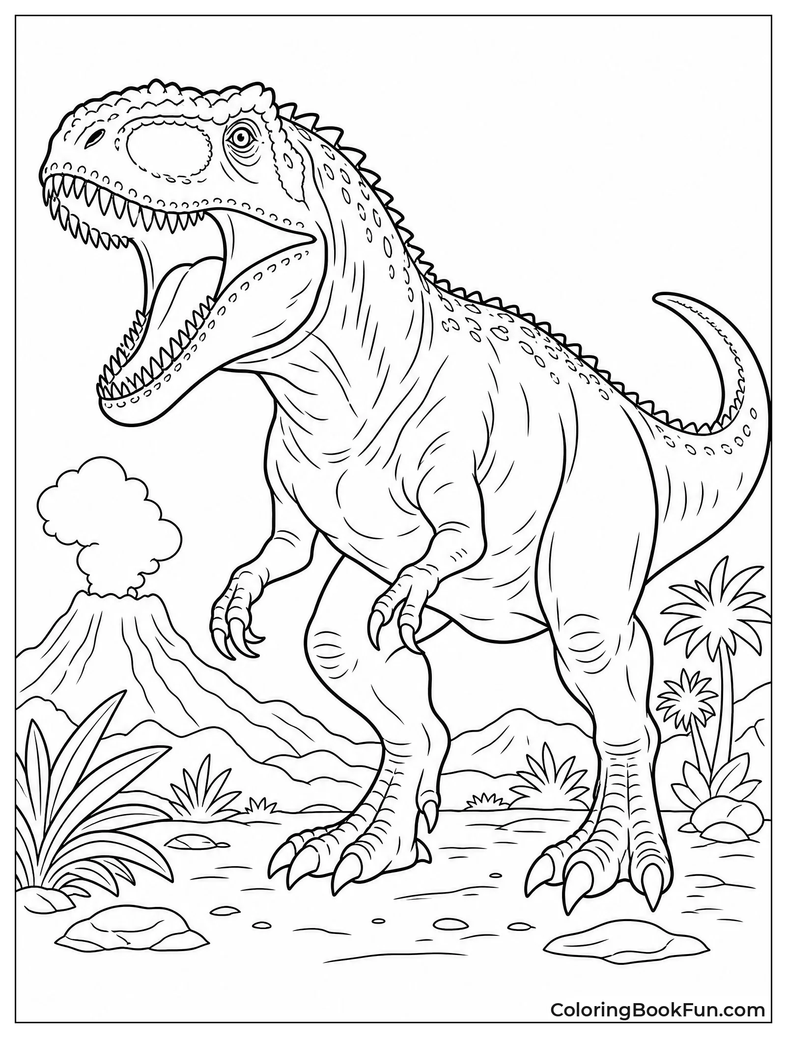 Giganotosaurus Standing in Jurassic World
