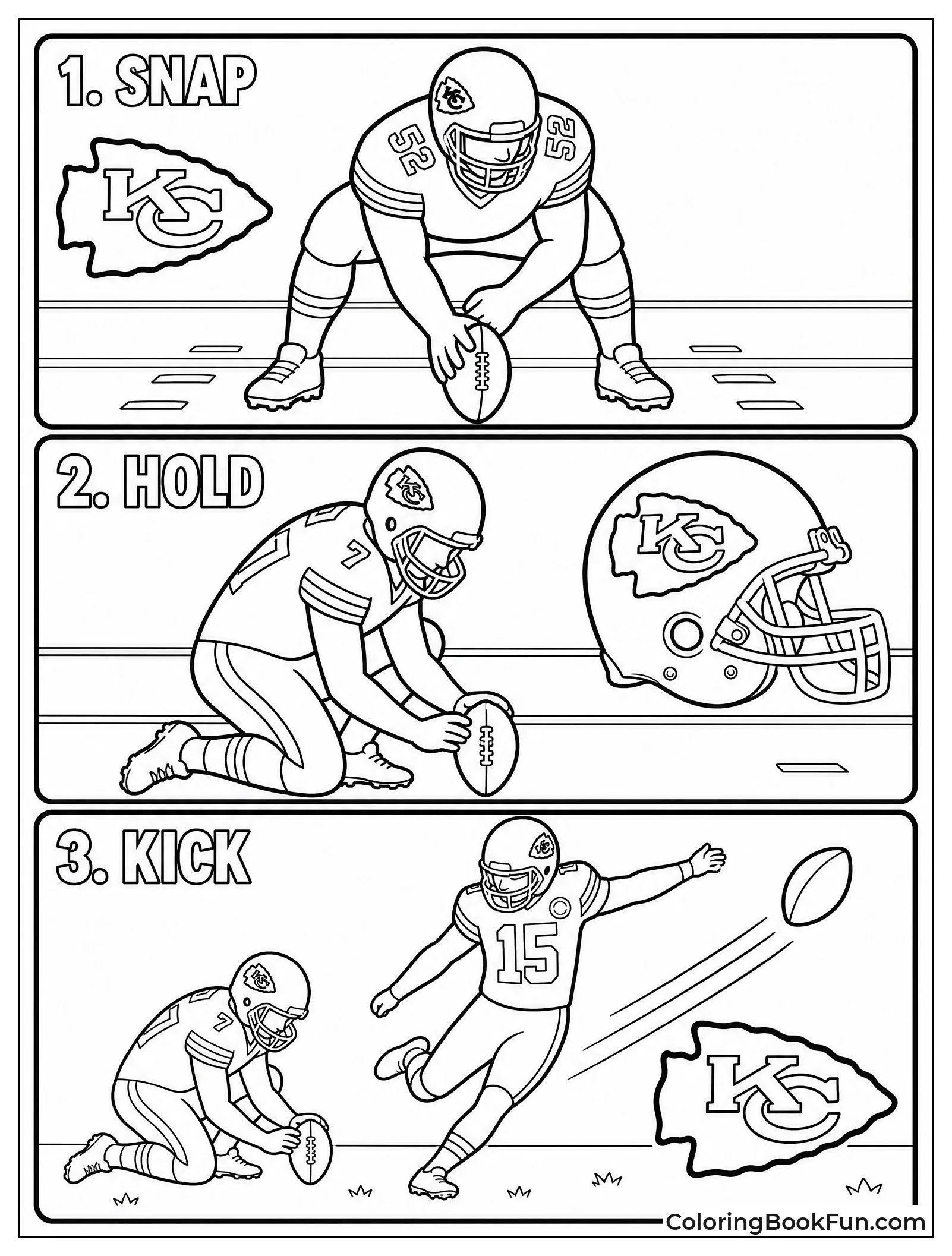 Three Panels of a Kick