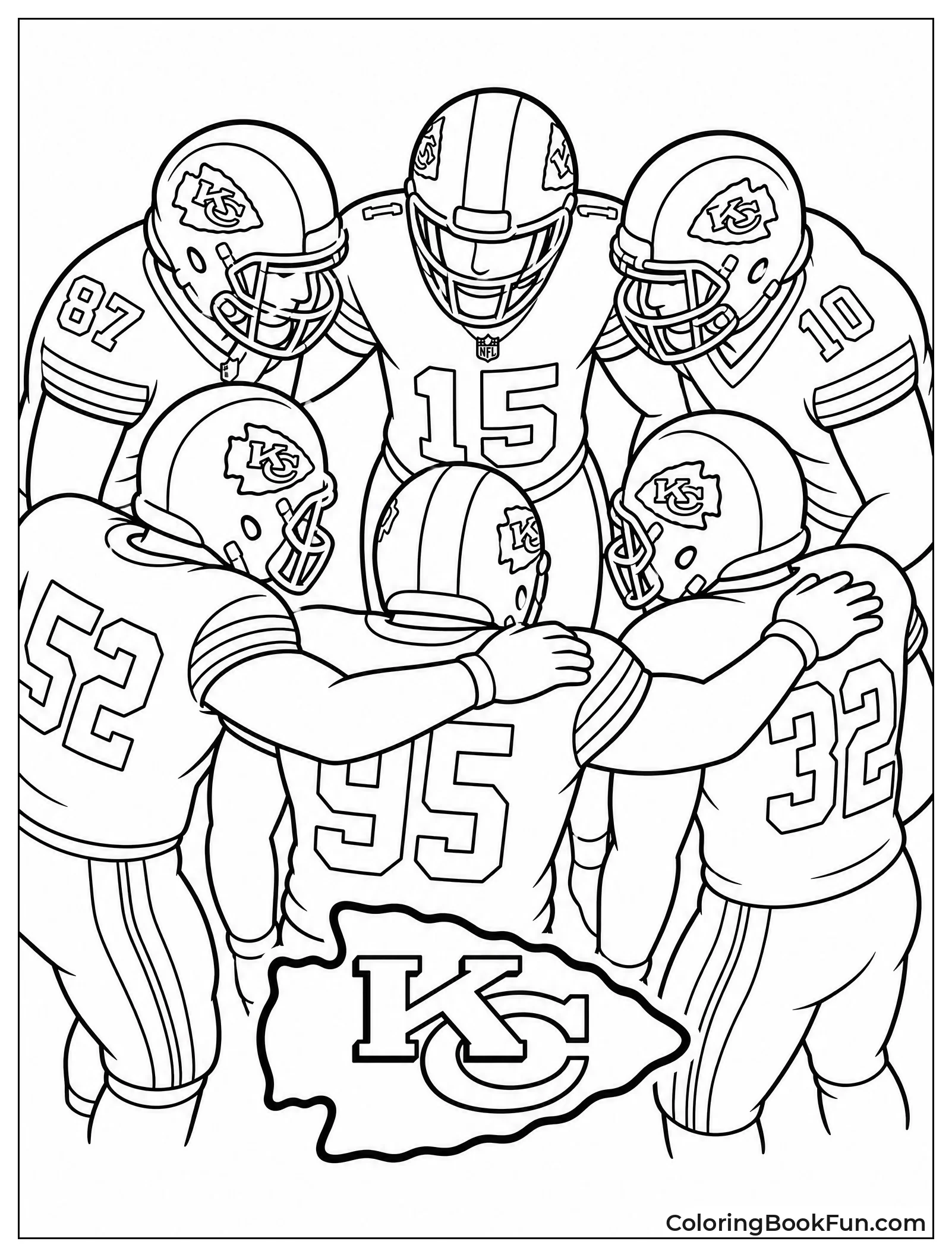 Team Huddles for Next Play