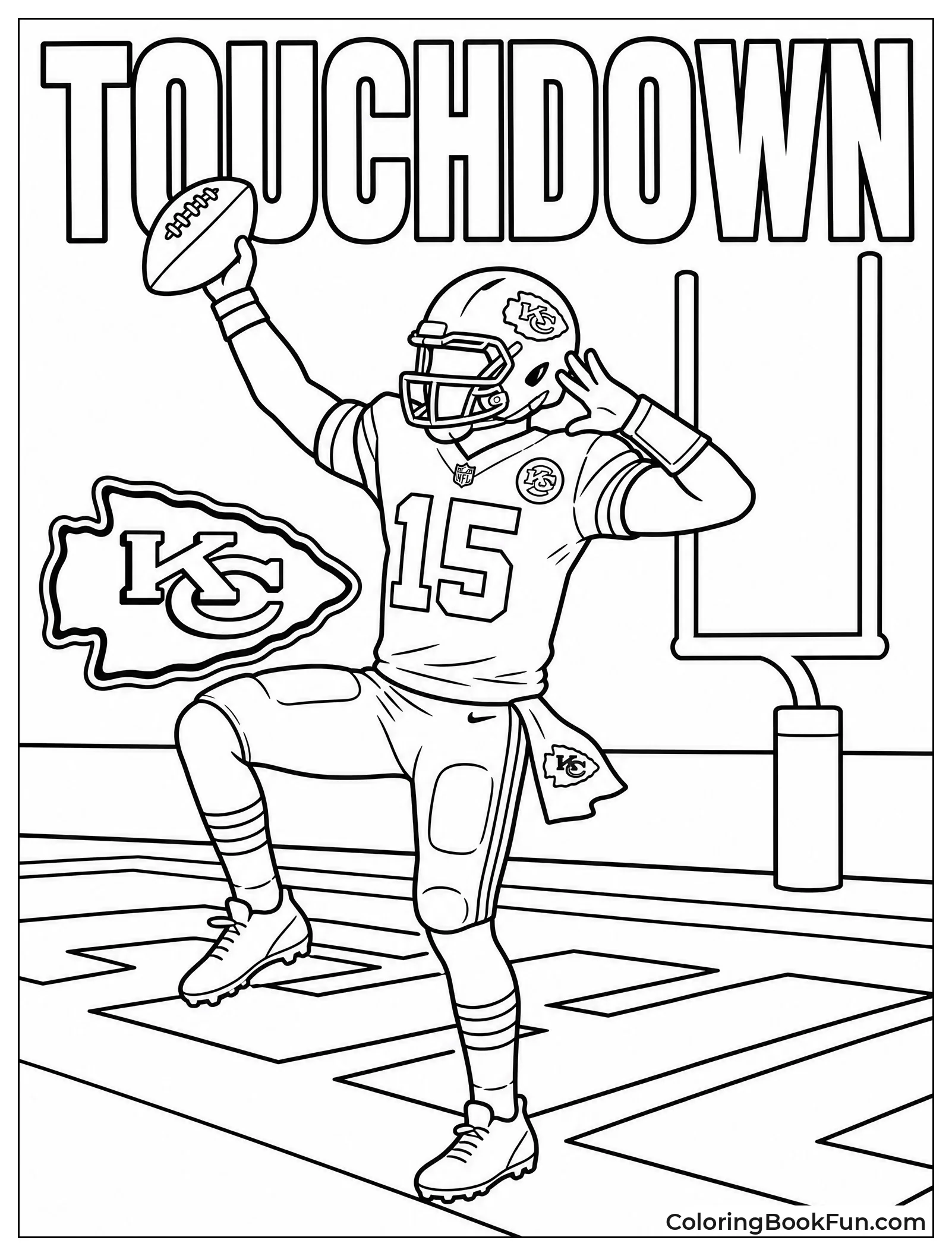 Player Dances After Touchdown