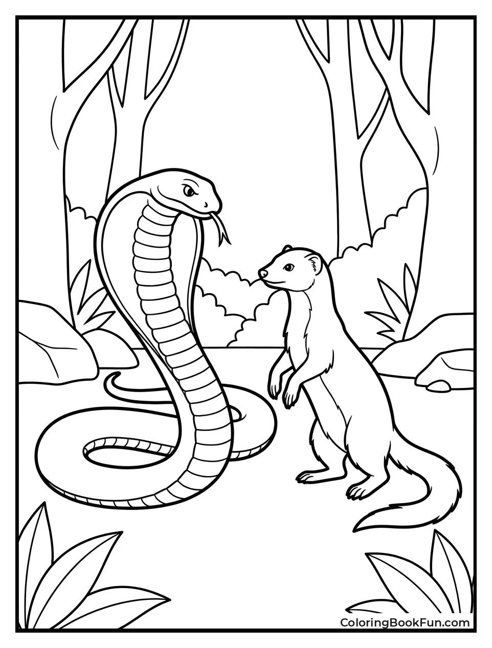 Cobra Facing Brave Mongoose