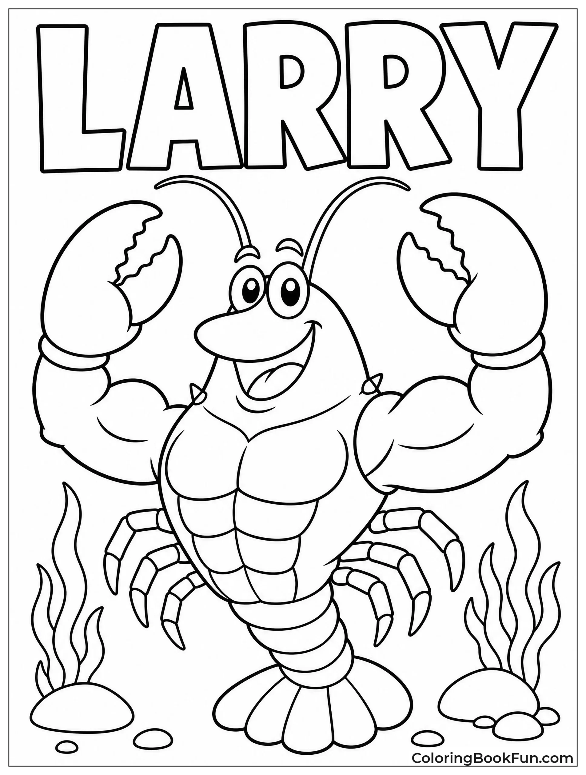 Muscular Lobster Flexing Its Claws