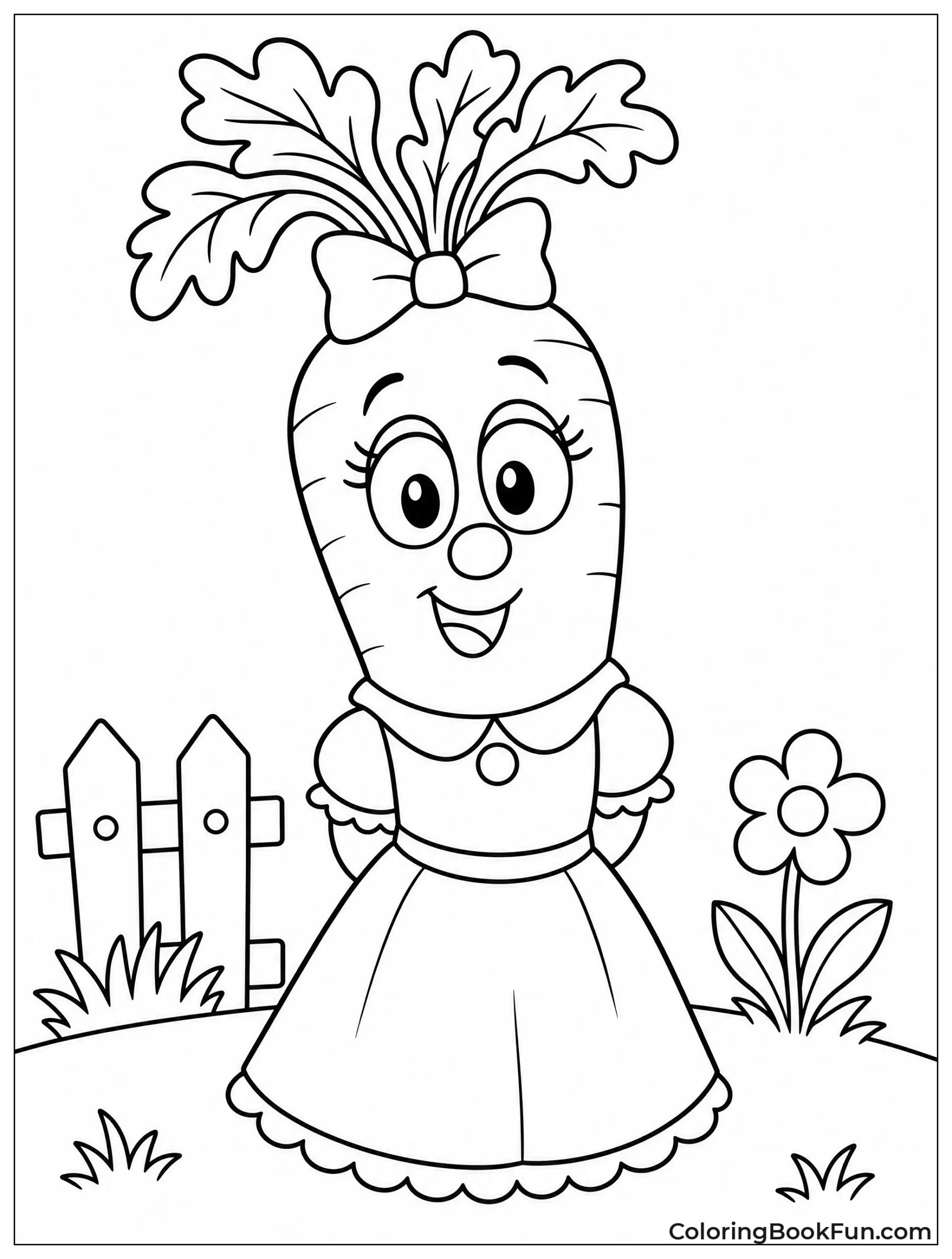Laura Carrot Wearing Dress
