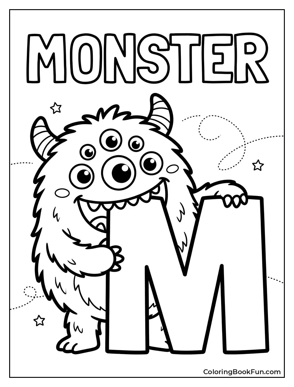 Friendly Monster Biting a Giant M