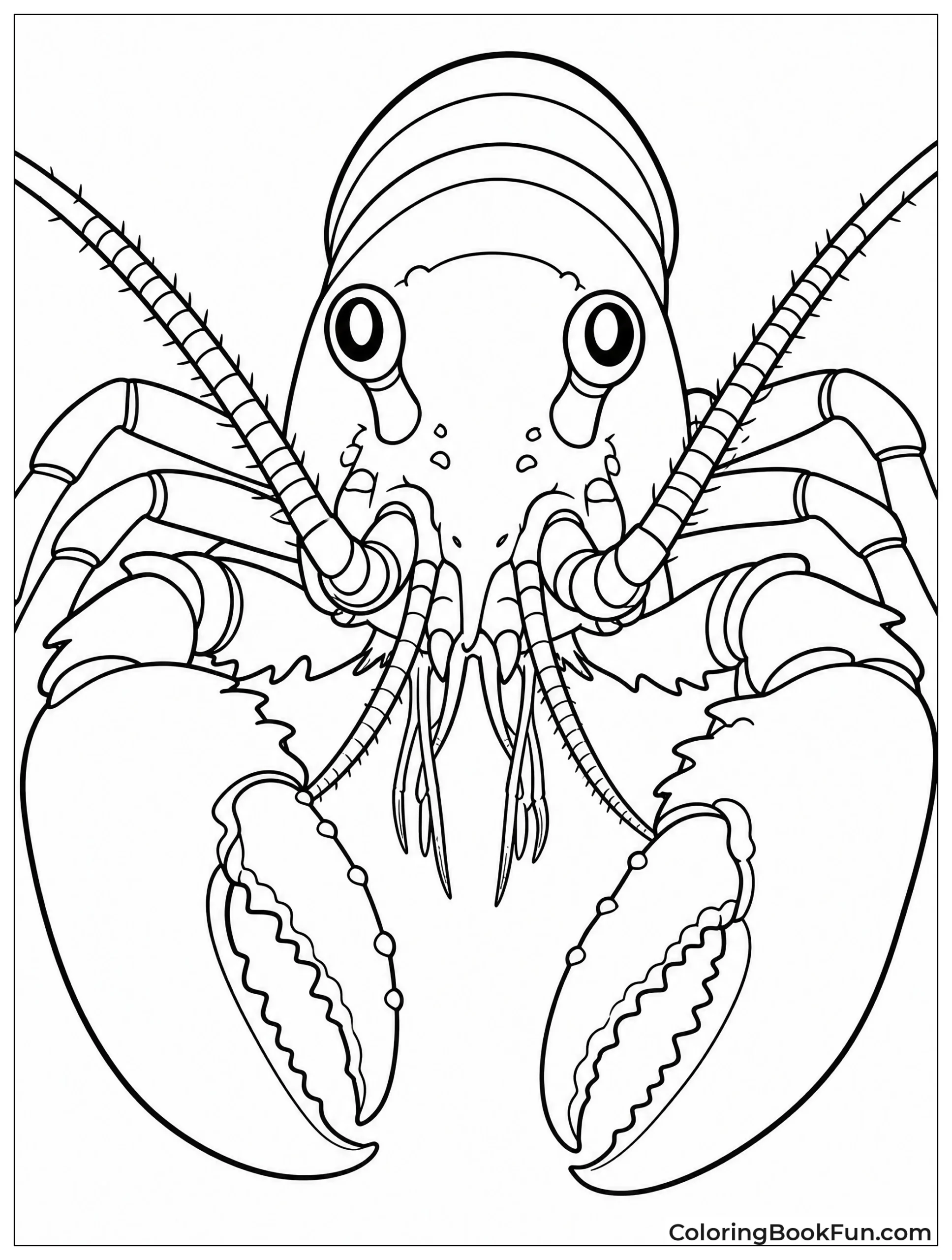 Close View of Lobster Head