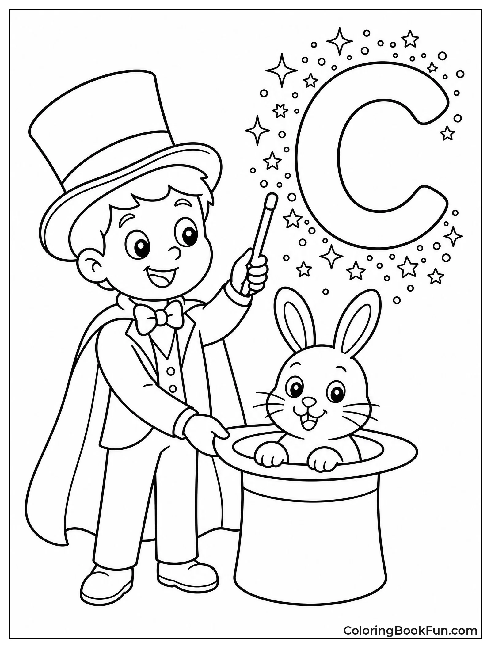 Sparkles Form C During Magic Trick