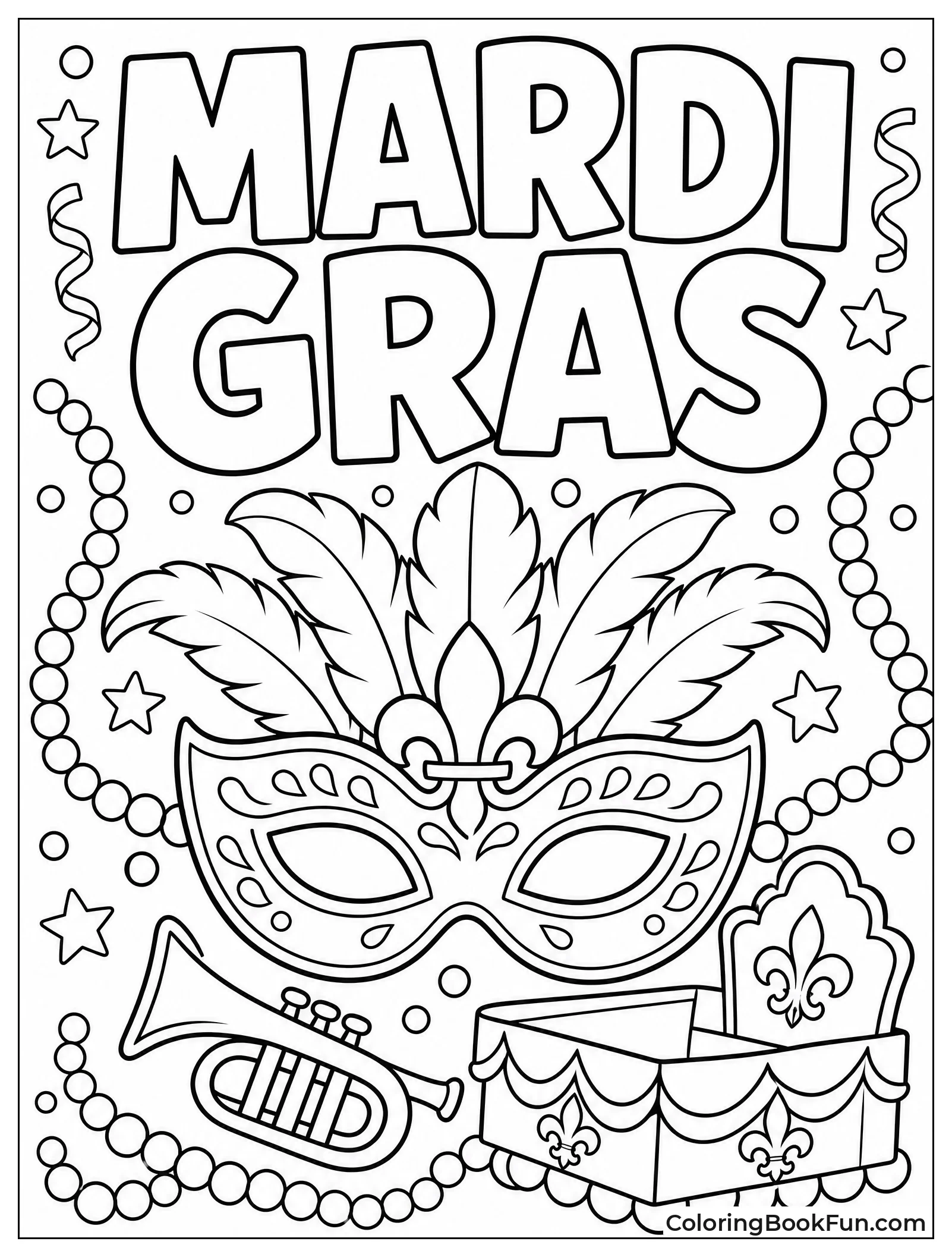 Bold Poster with a Mask