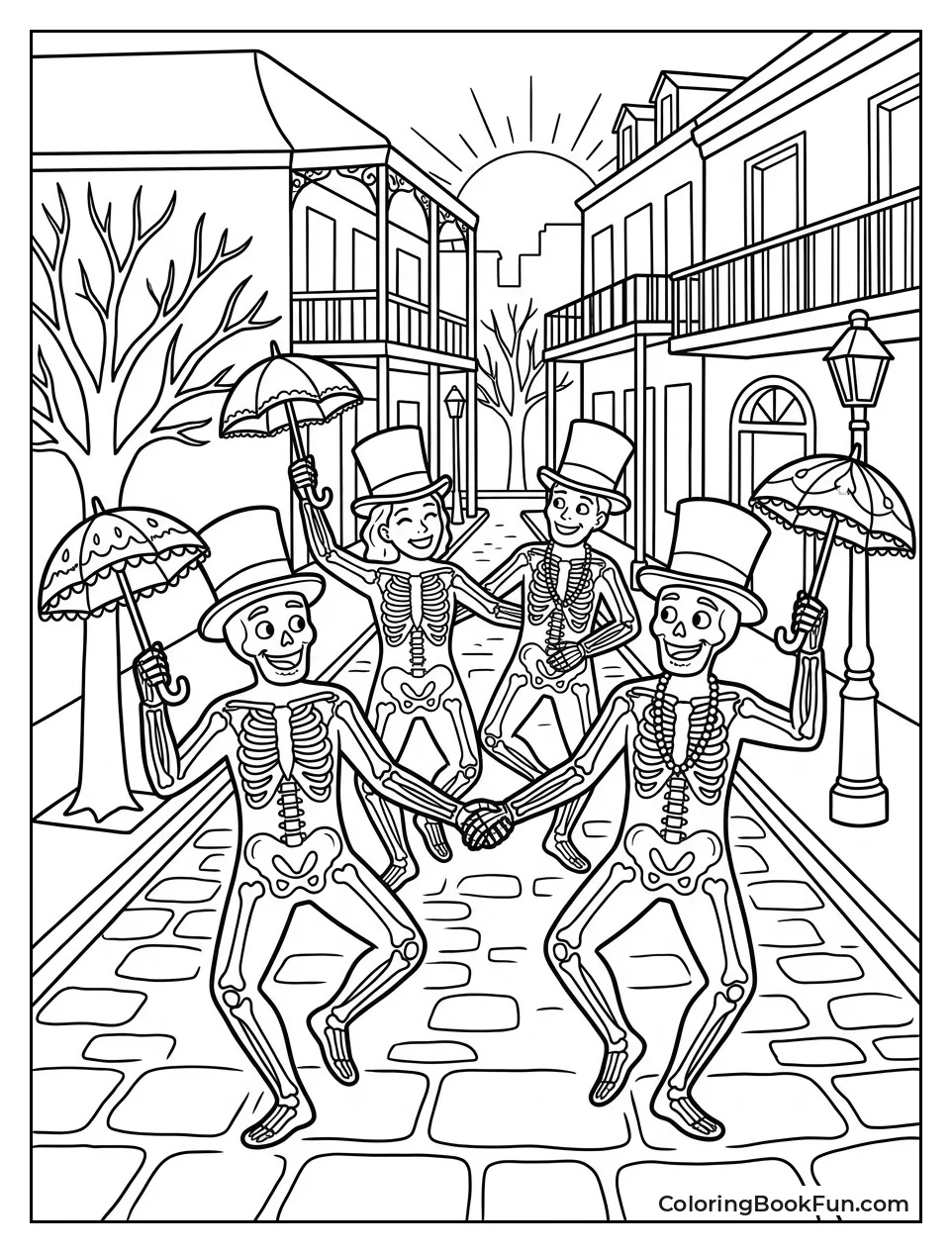Skeletons Dancing in the Street