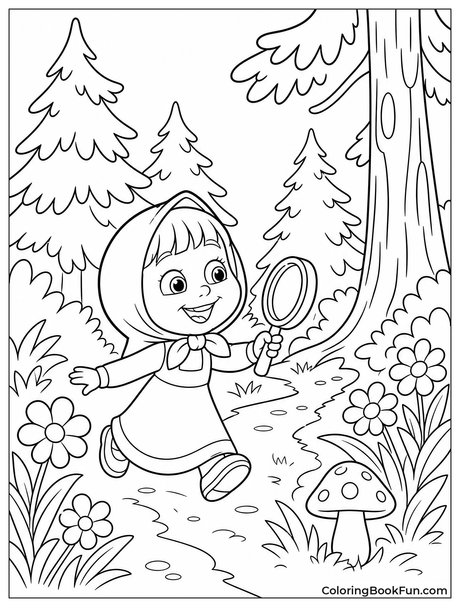 Masha Explores Magical Forest