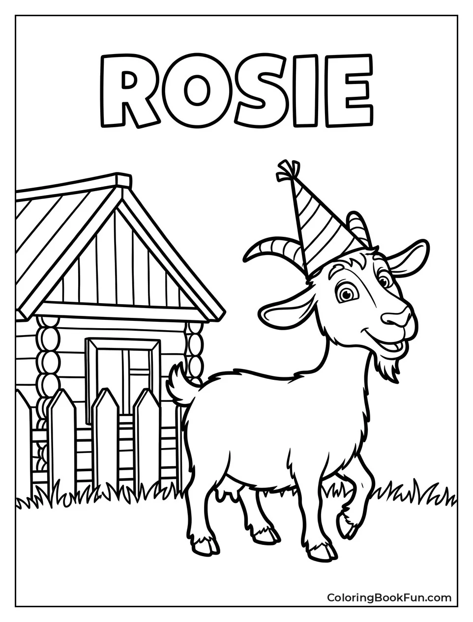 Rosie Wears Party Hat