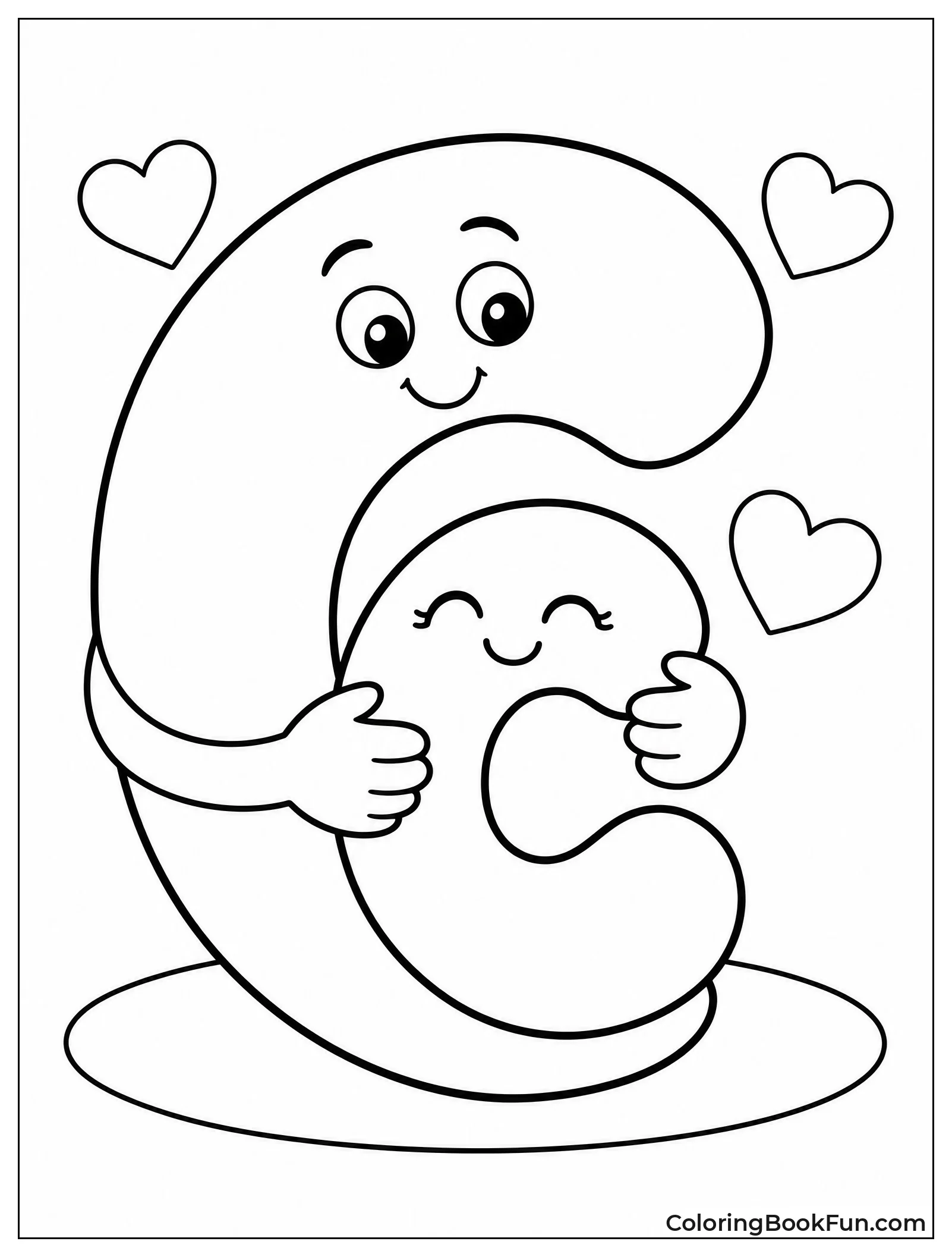 Big C Hugs Little c
