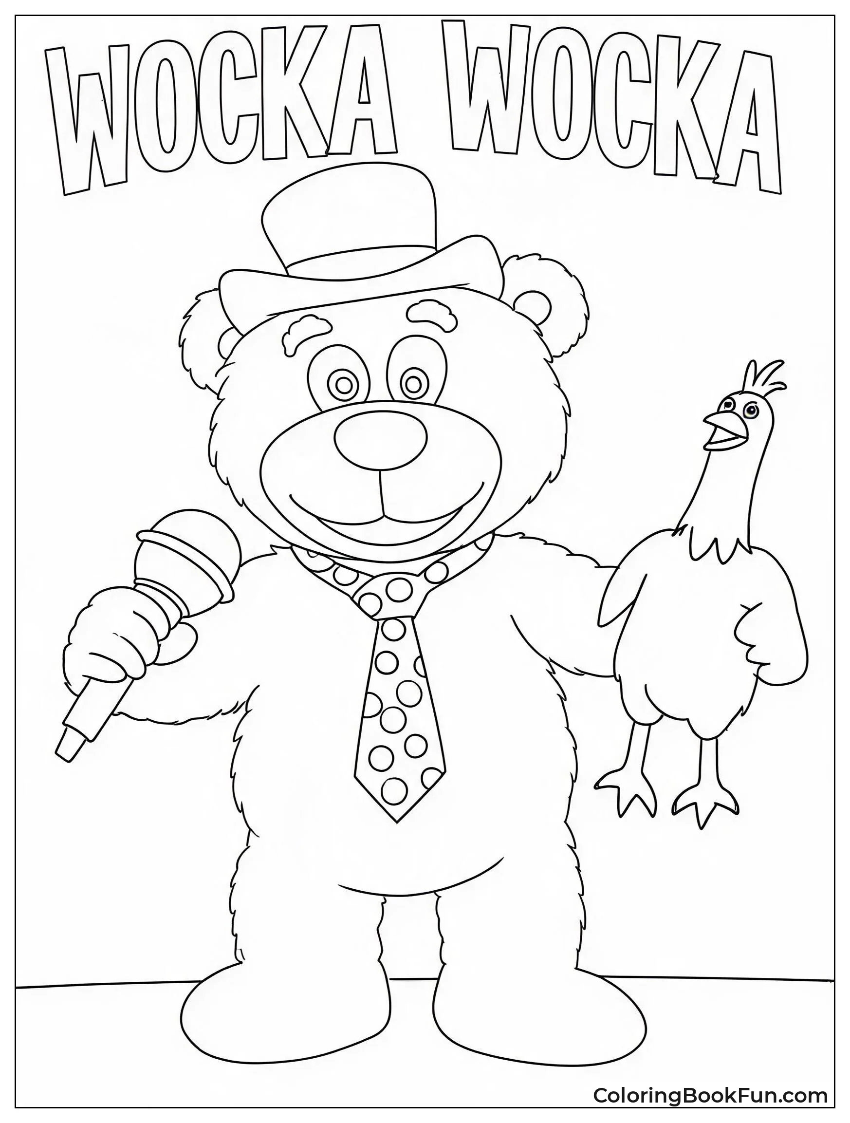 Fozzie Telling Jokes on Stage