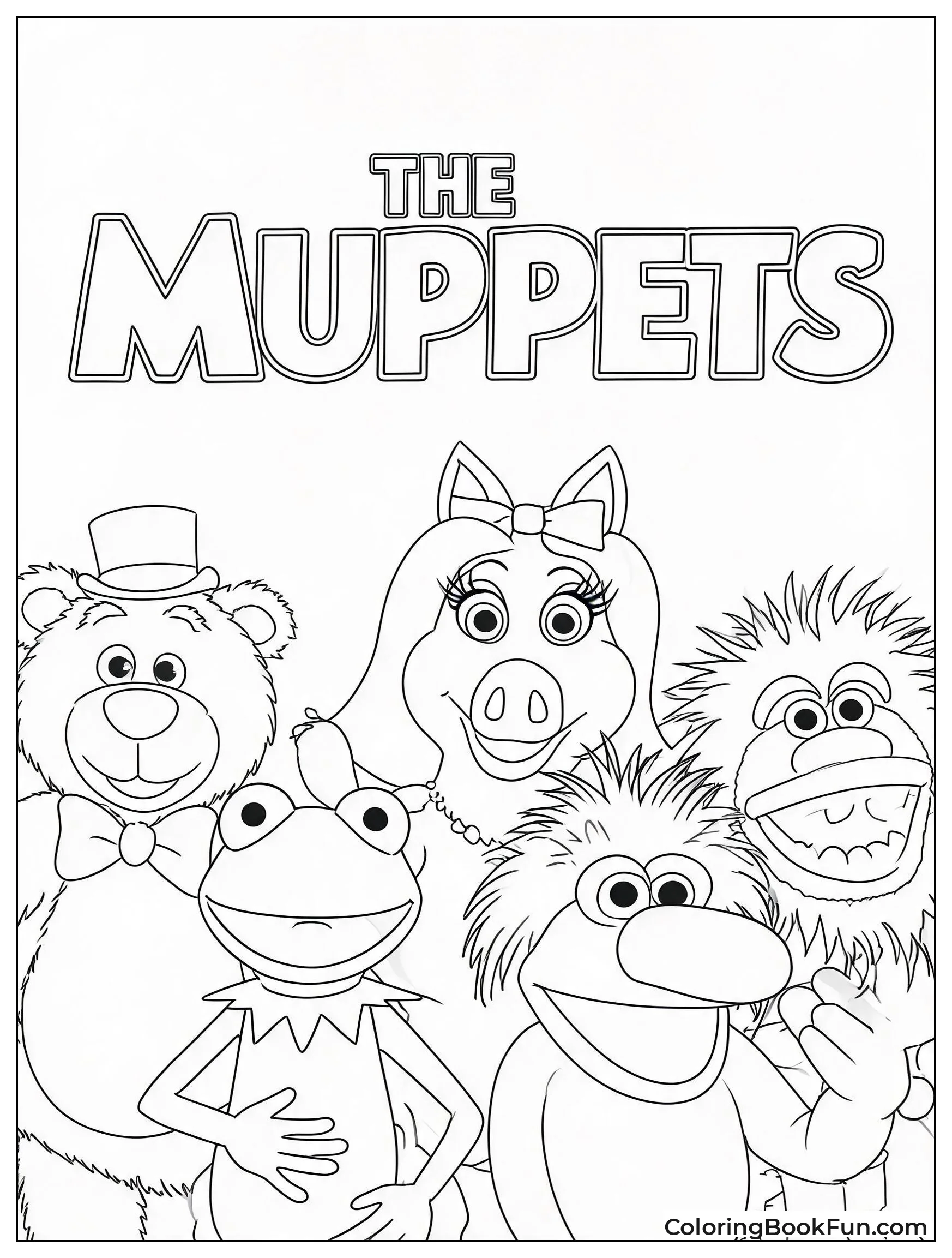 Muppets Sharing Big Group Hug