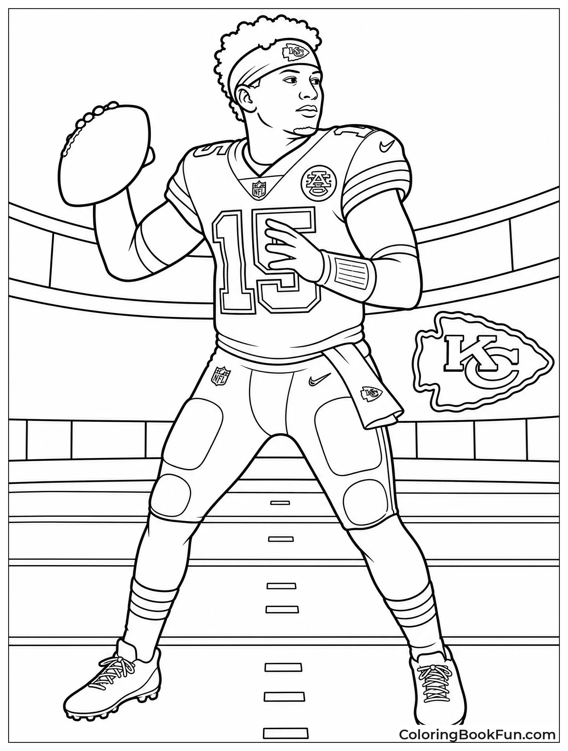 Mahomes Standing in Pocket
