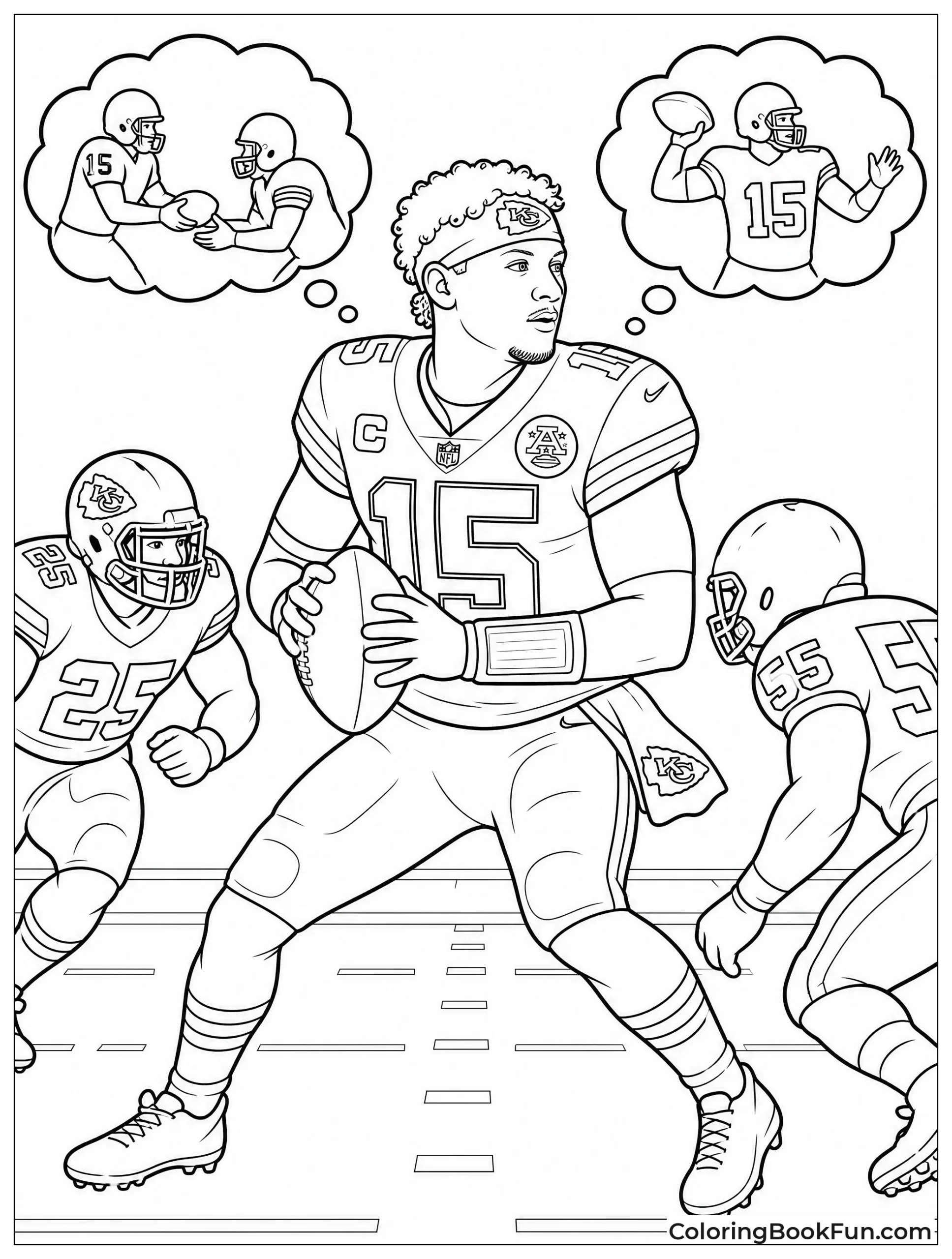Mahomes Choosing Run or Pass