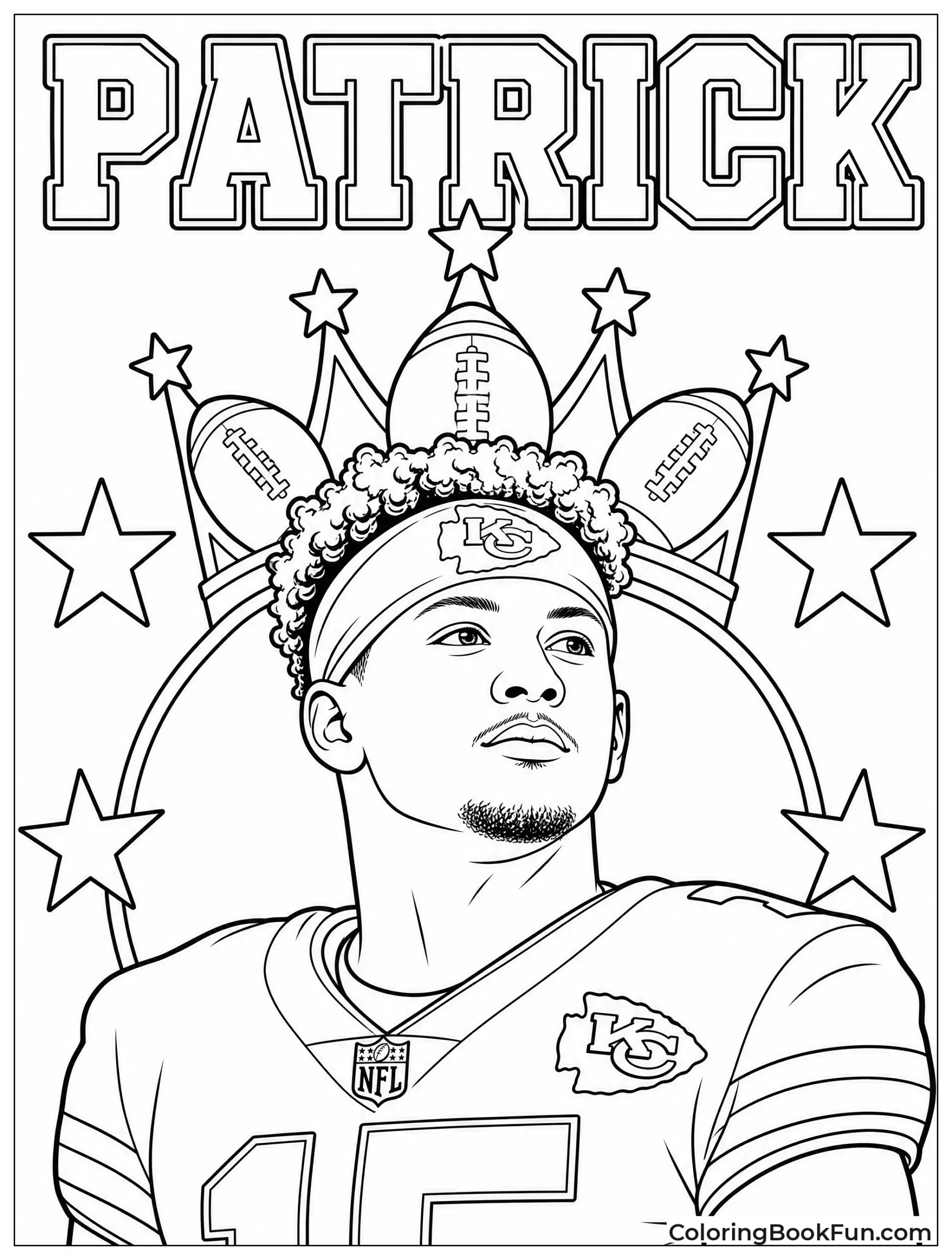 Majestic Mahomes with Crown