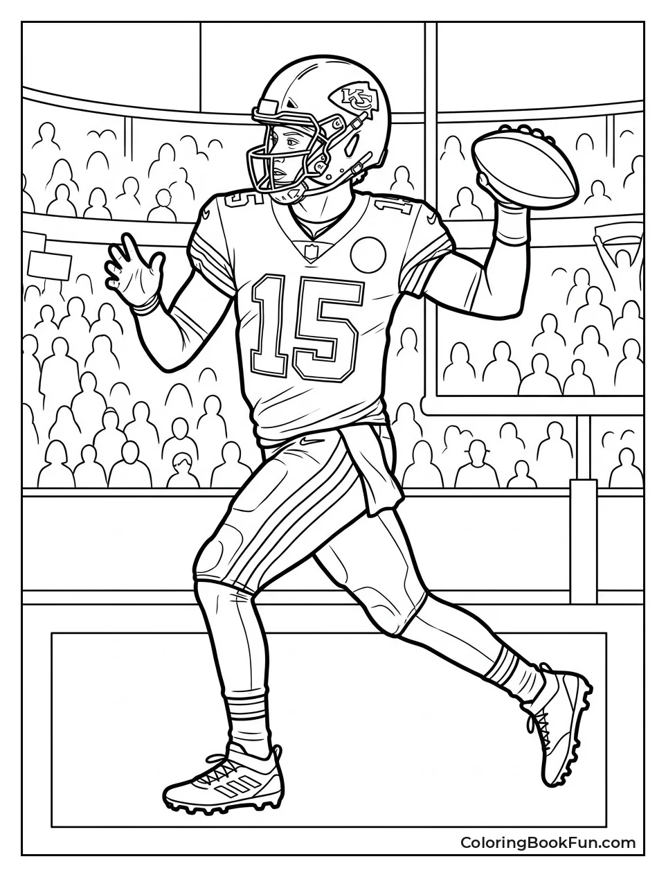 Mahomes Throwing No Look Pass