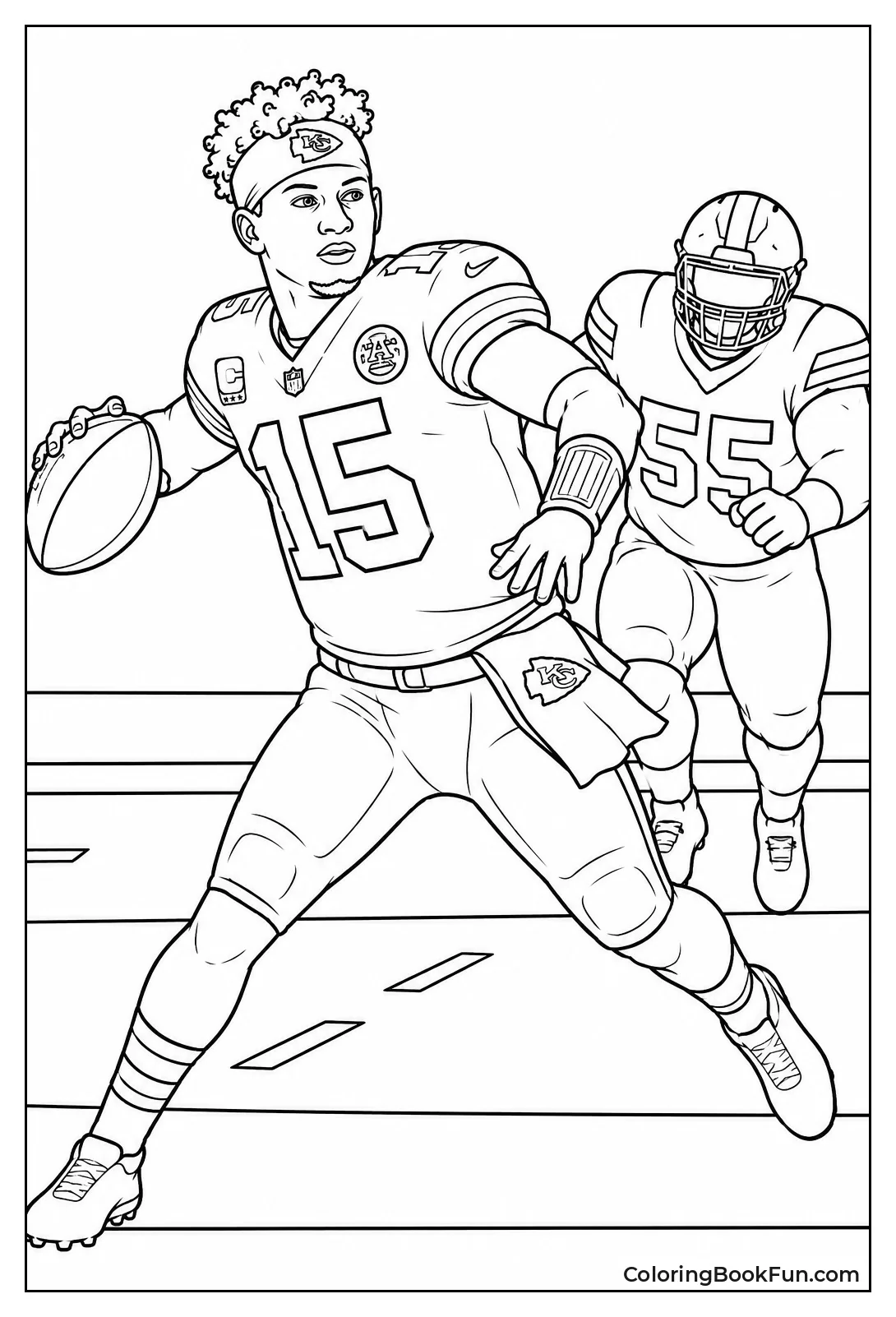 Mahomes Throwing Sidearm Pass