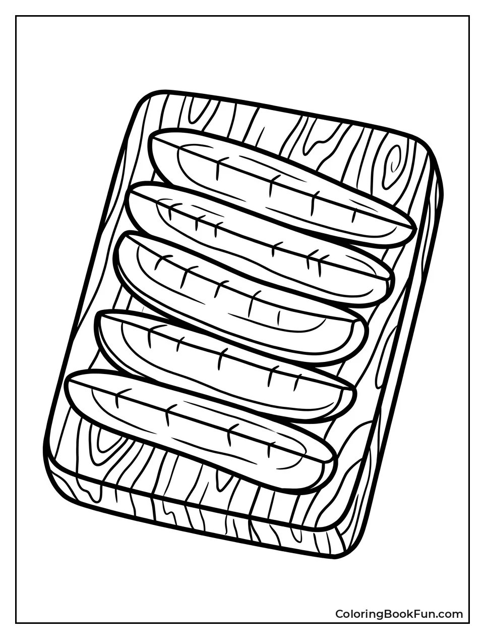 Pickle Spears on Platter