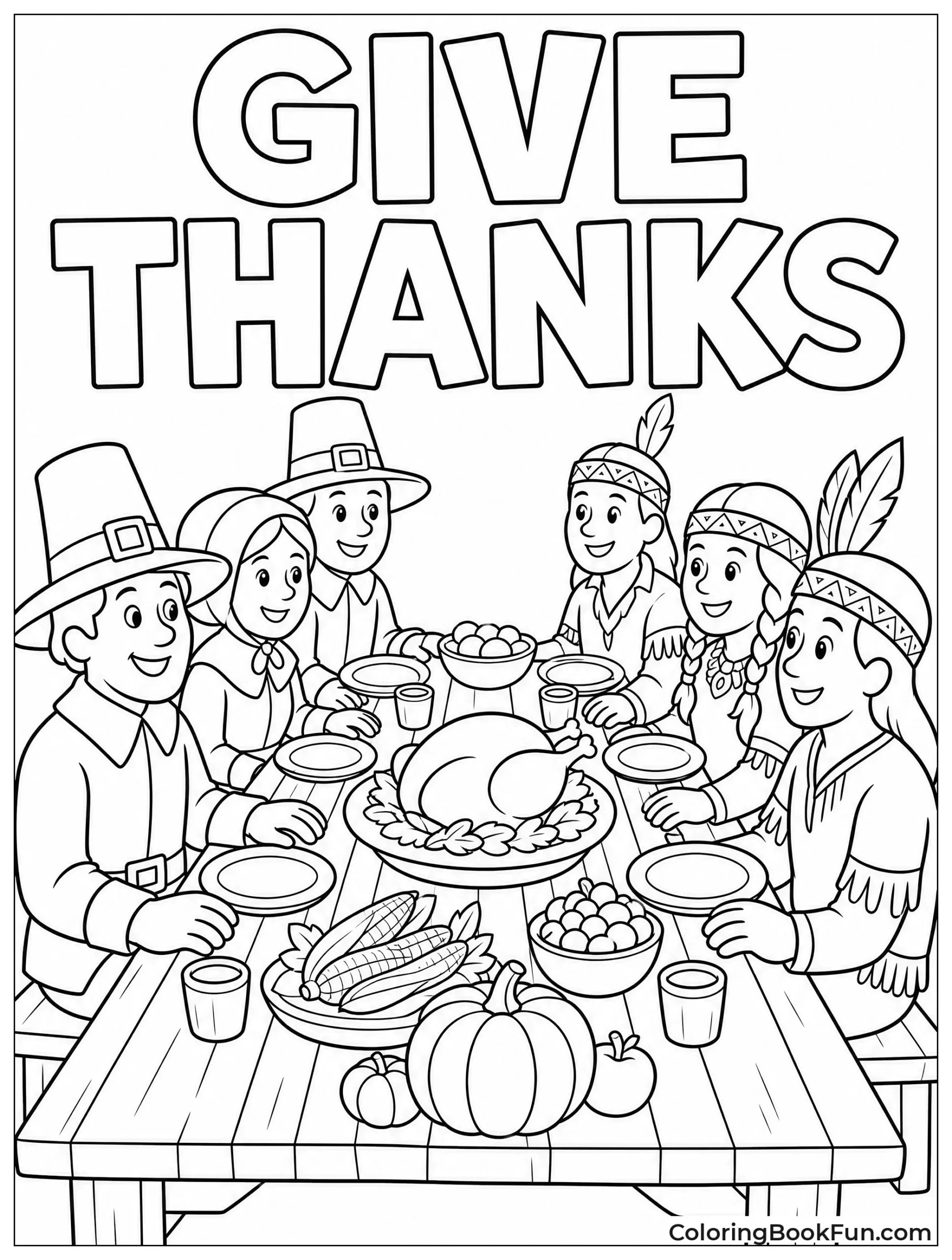 Feast with Pilgrims and Native Americans