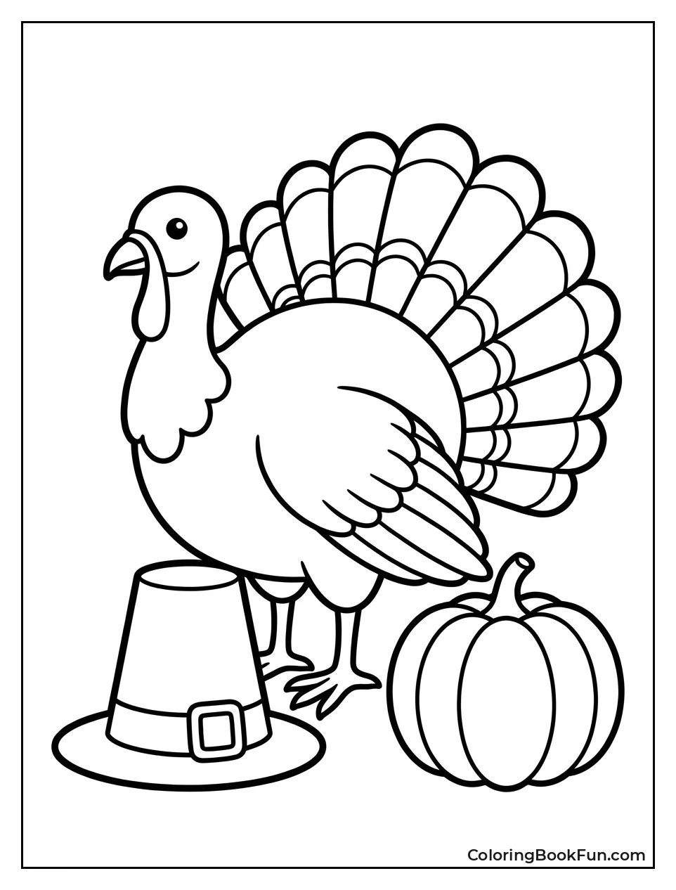 Turkey Next to Pilgrim Hat