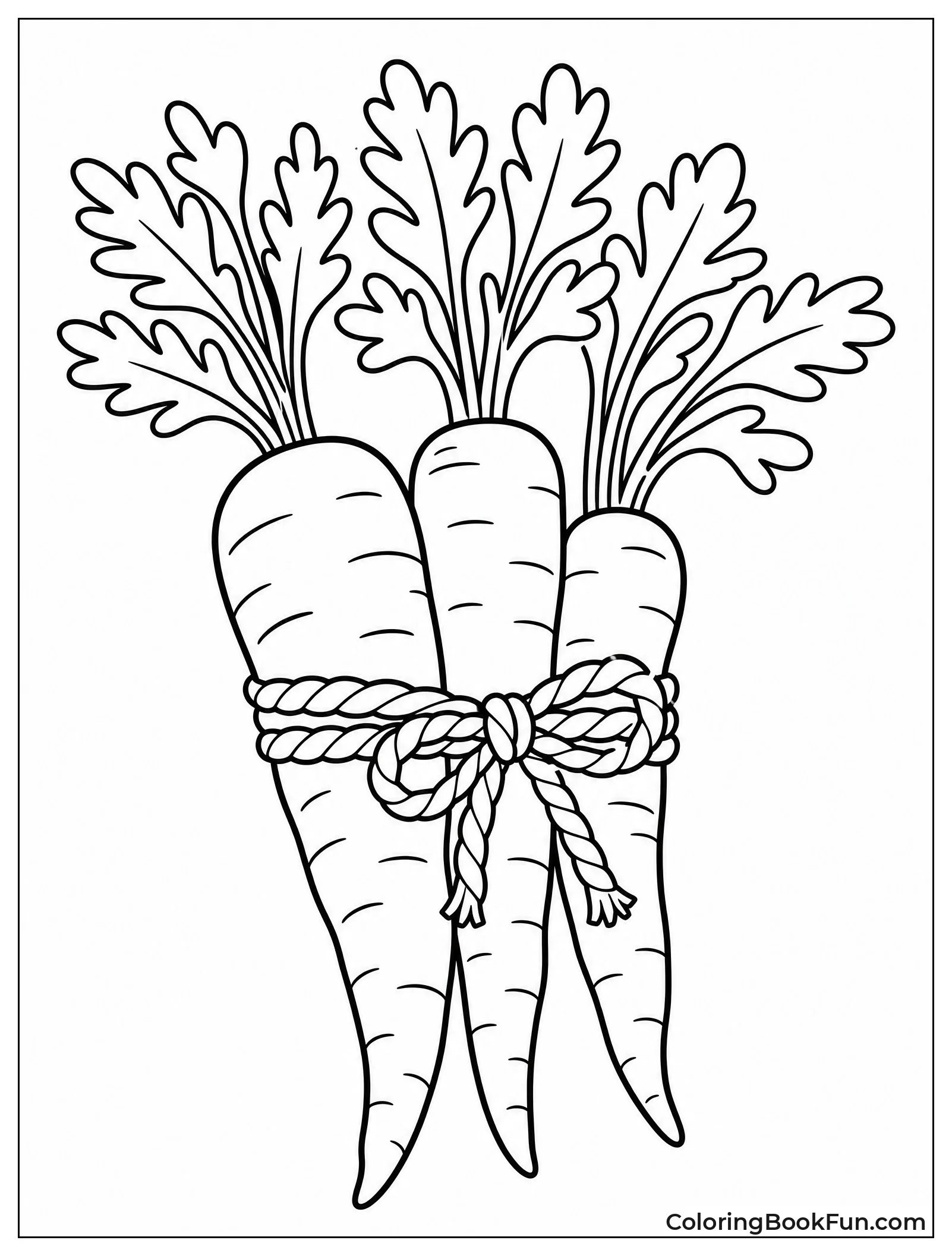 Bunch of Rainbow Carrots