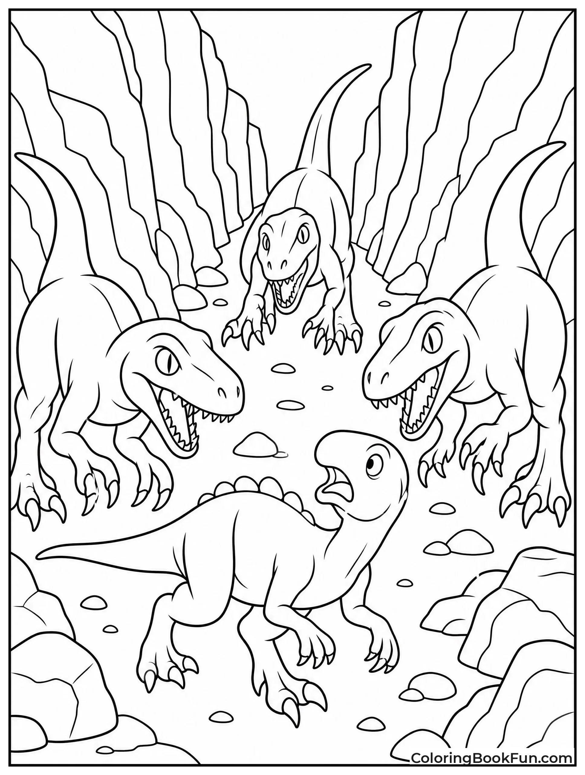 Raptors Hunting as a Pack