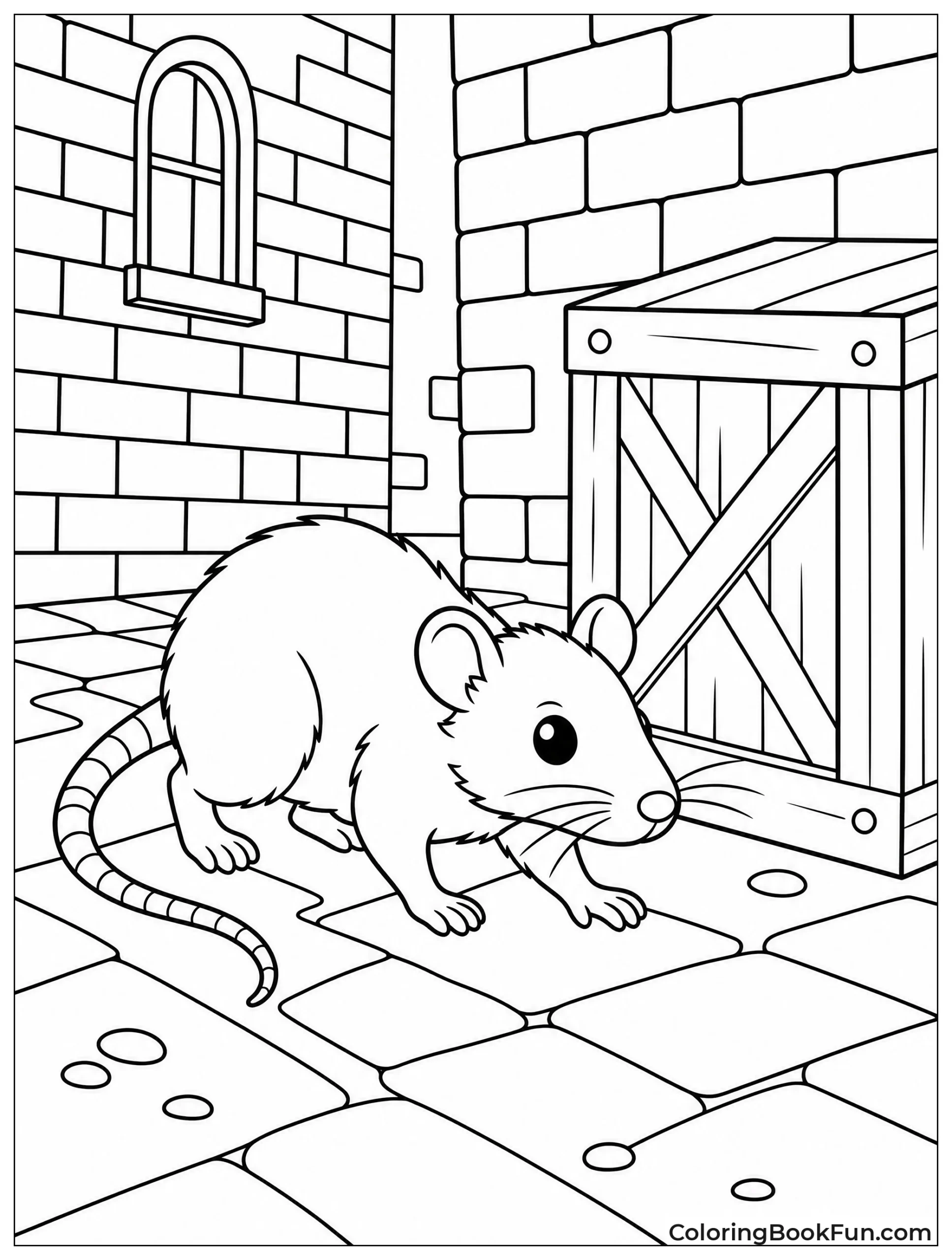 Rat in an Alleyway