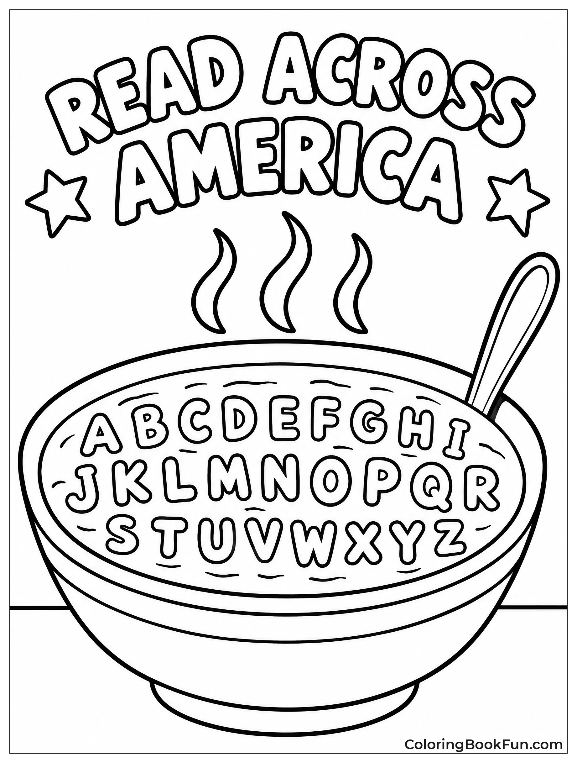Steaming Bowl of Alphabet Soup