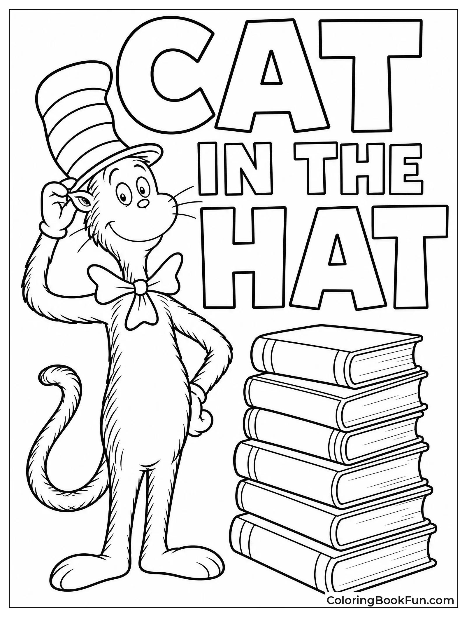 Cat in Hat Standing Tall