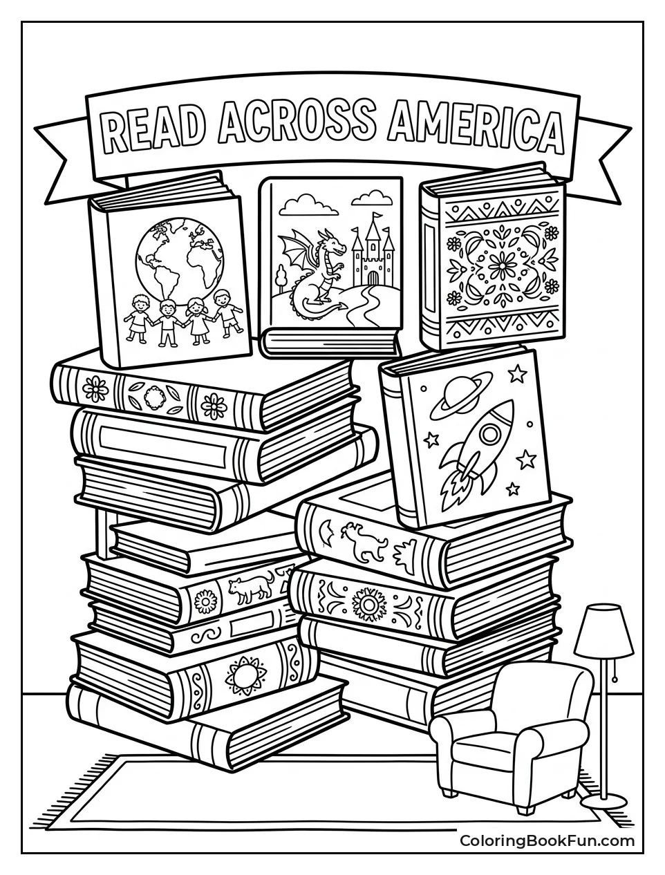 Tall Stack of Diverse Books