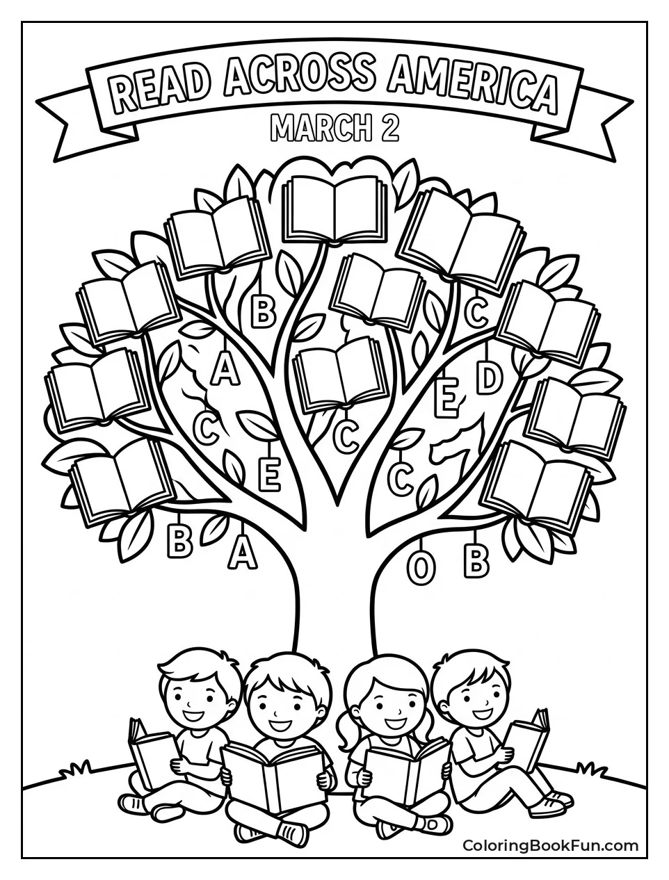 Tree with Leaves Made of Books