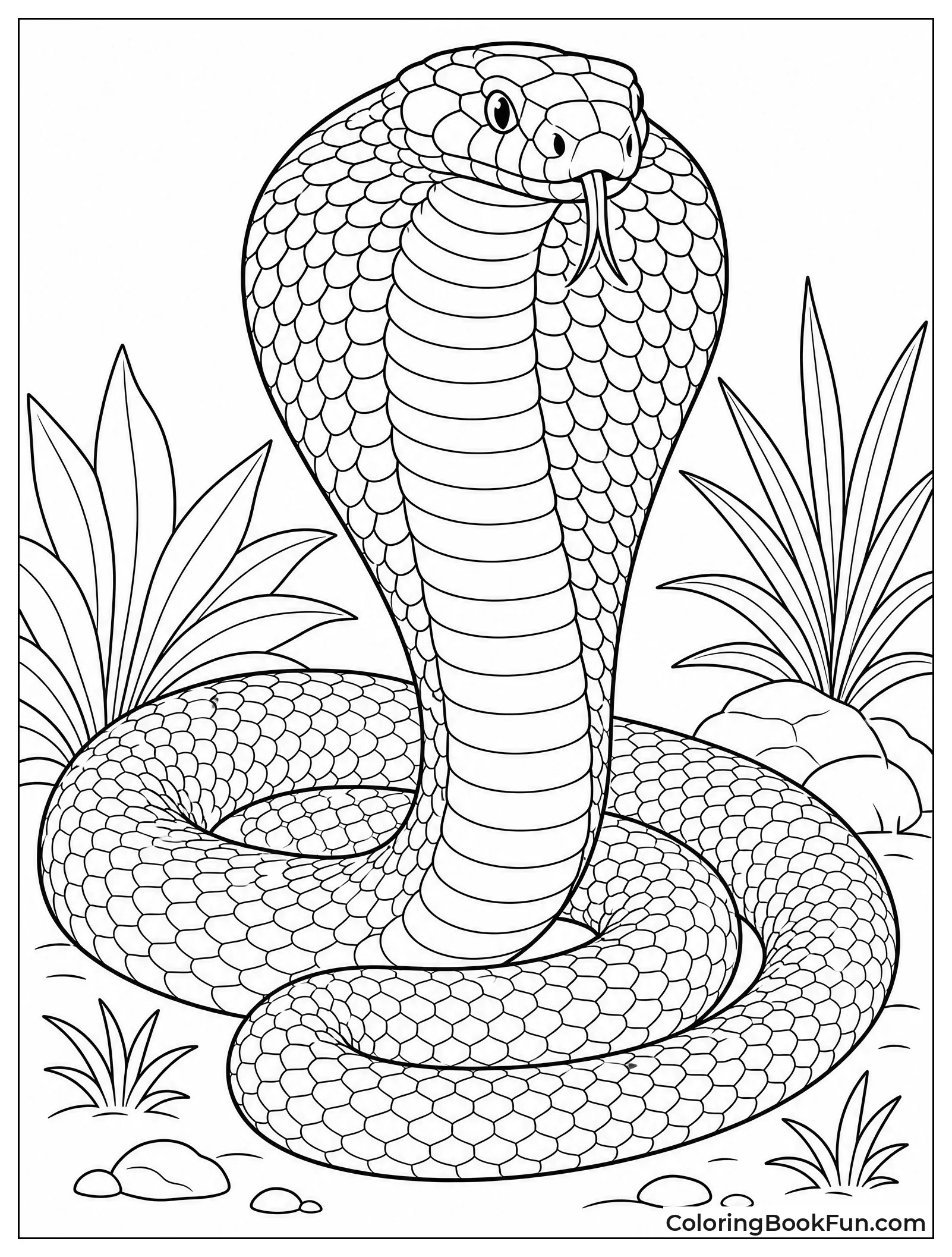 King Cobra Raises Its Hood