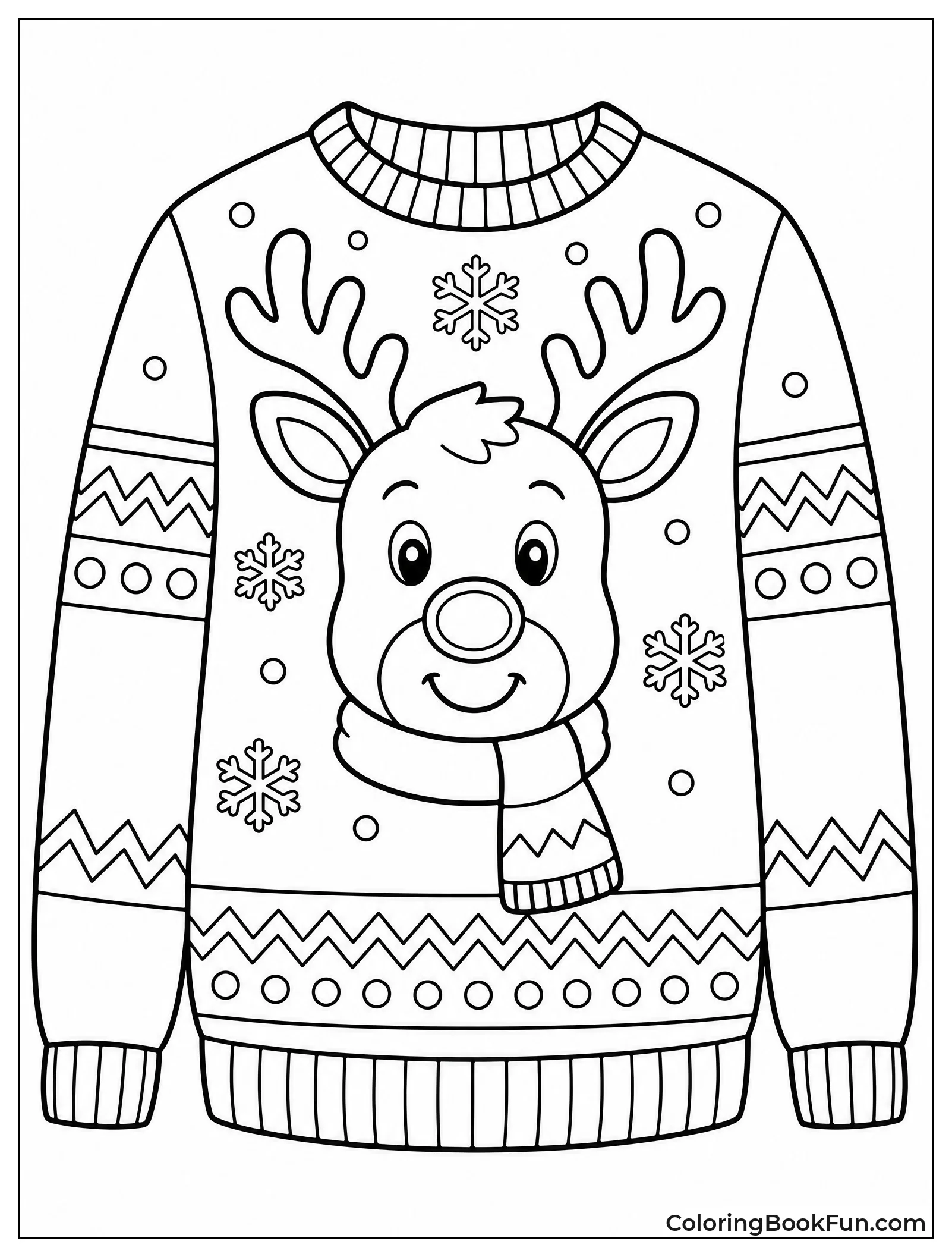 Reindeer Sweater for Christmas
