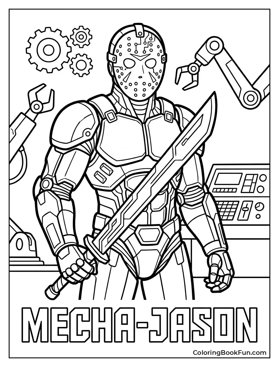Futuristic Metallic Space Jason