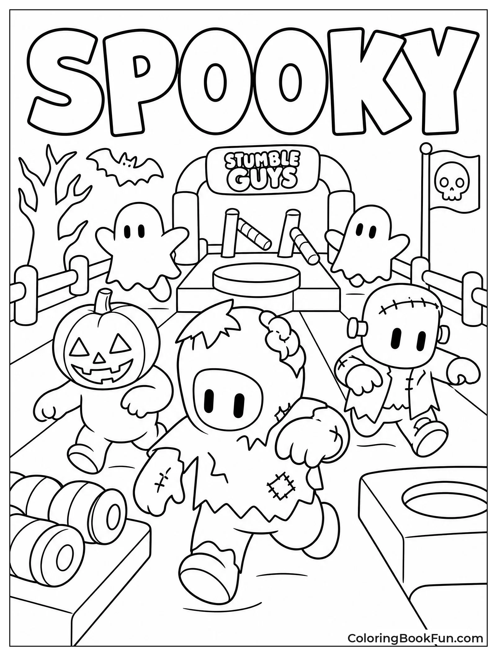 Spooky Costumes on Course