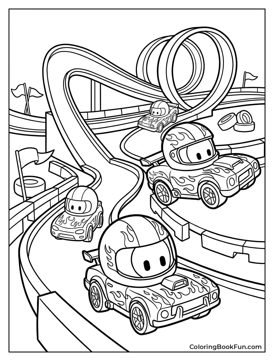 Hot Wheels Cars Racing