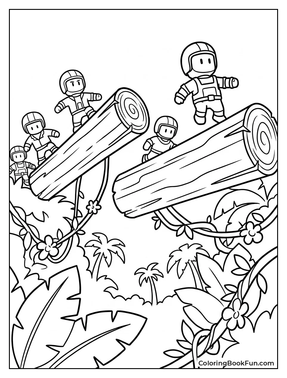 Balancing on Rolling Logs